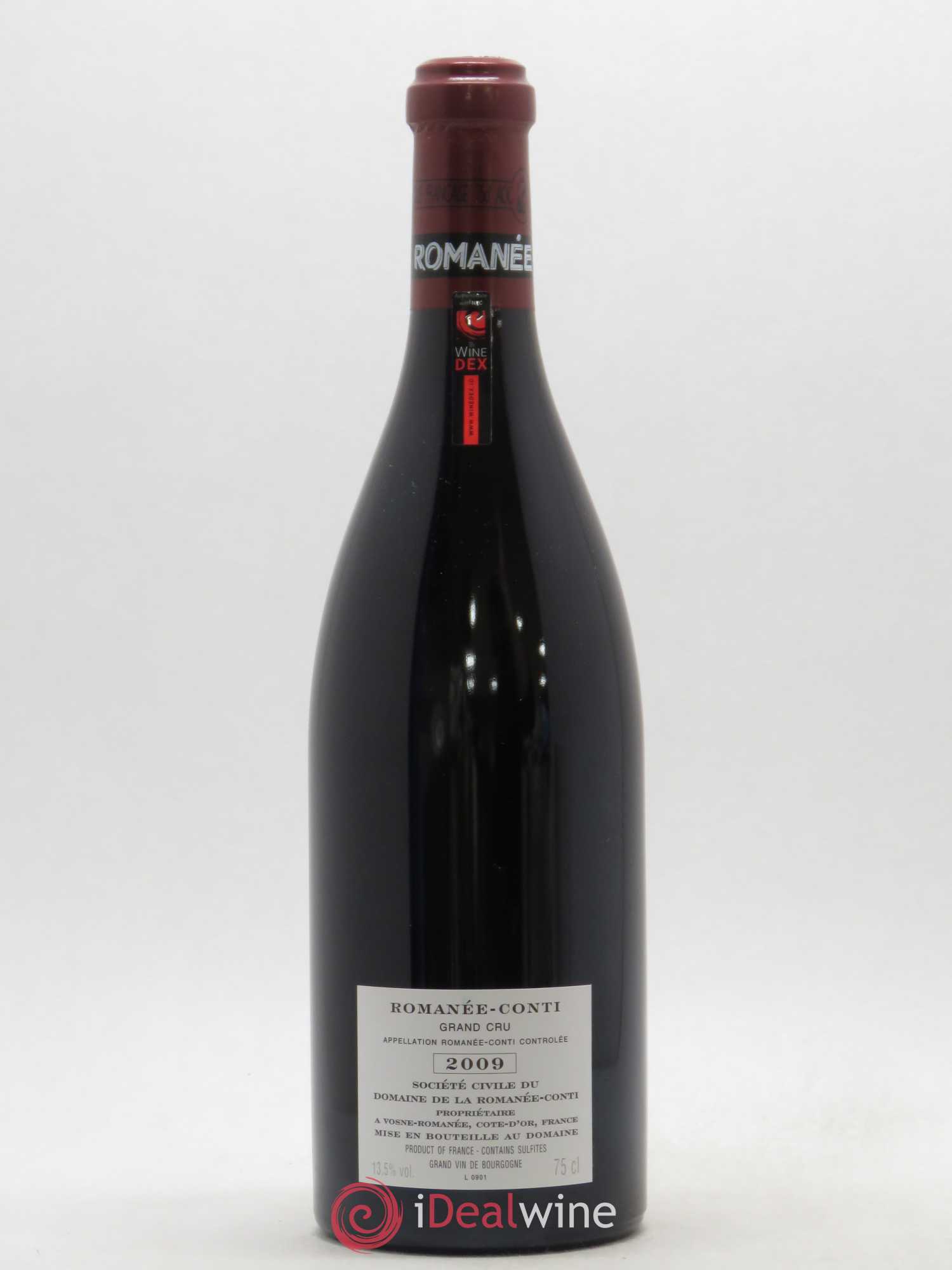 Romanée-Conti Grand Cru Domaine de la Romanée-Conti 2009 - Lot de 1 bouteille - 1
