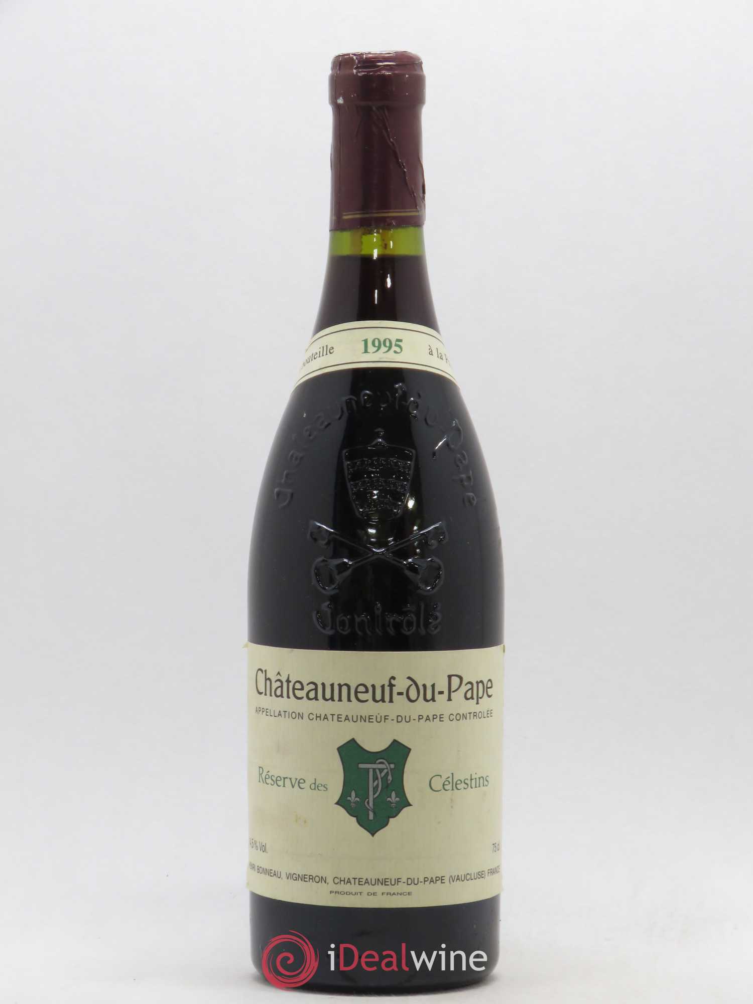 Châteauneuf-du-Pape Réserve des Célestins Henri Bonneau & Fils 1995 - Lot de 1 bouteille - 0