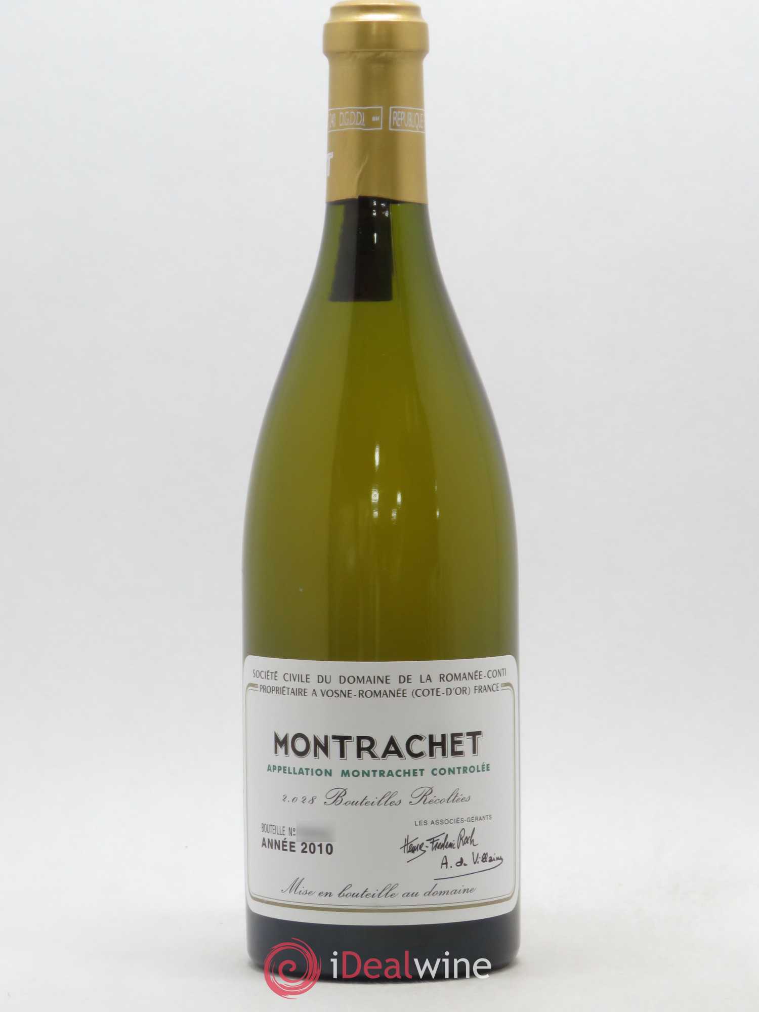 Montrachet Grand Cru Domaine de la Romanée-Conti 2010 - Posten von 1 Flasche - 0