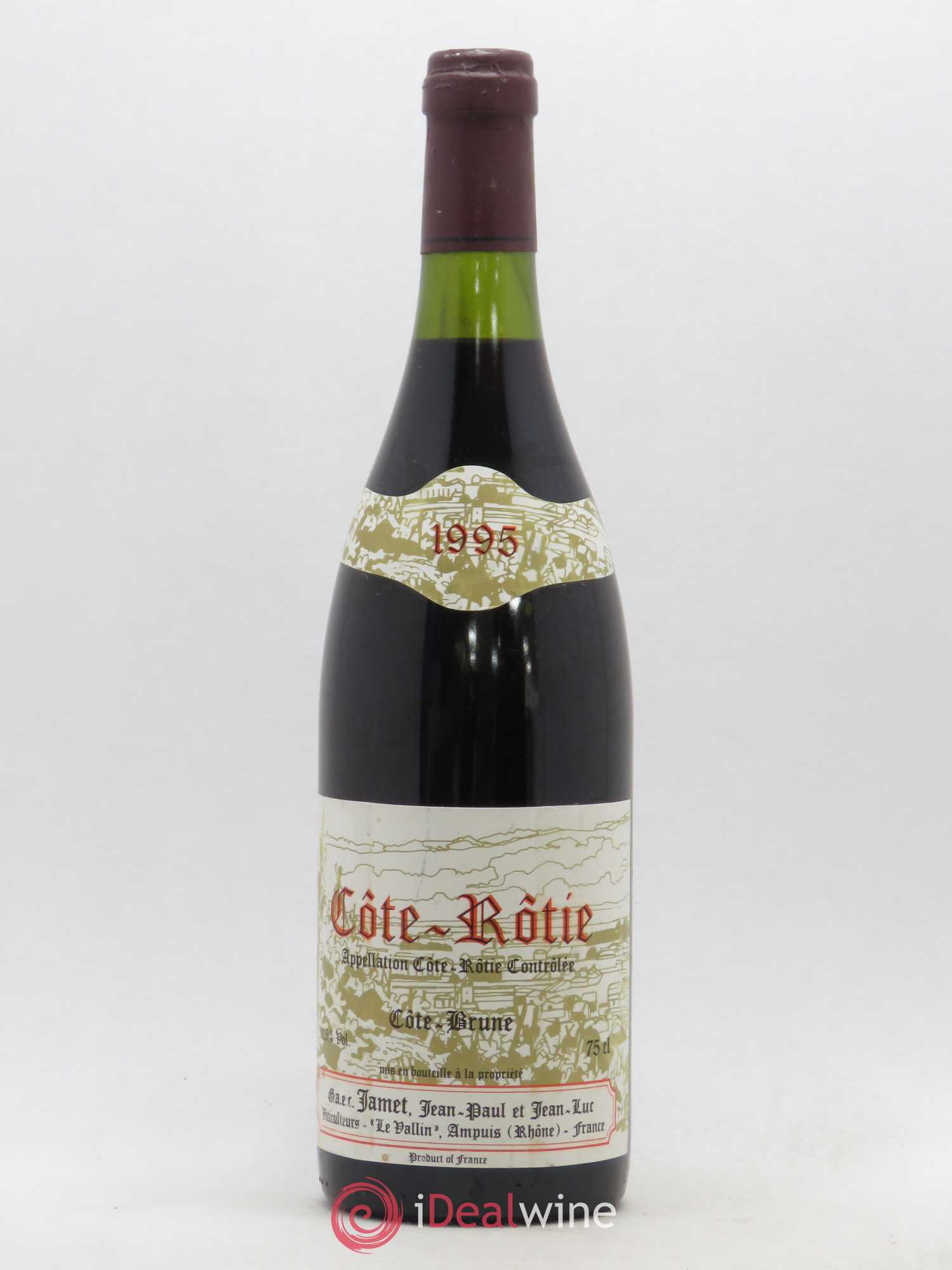 Côte-Rôtie Côte Brune Jamet (Domaine) 1995 - Lot de 1 bouteille - 0