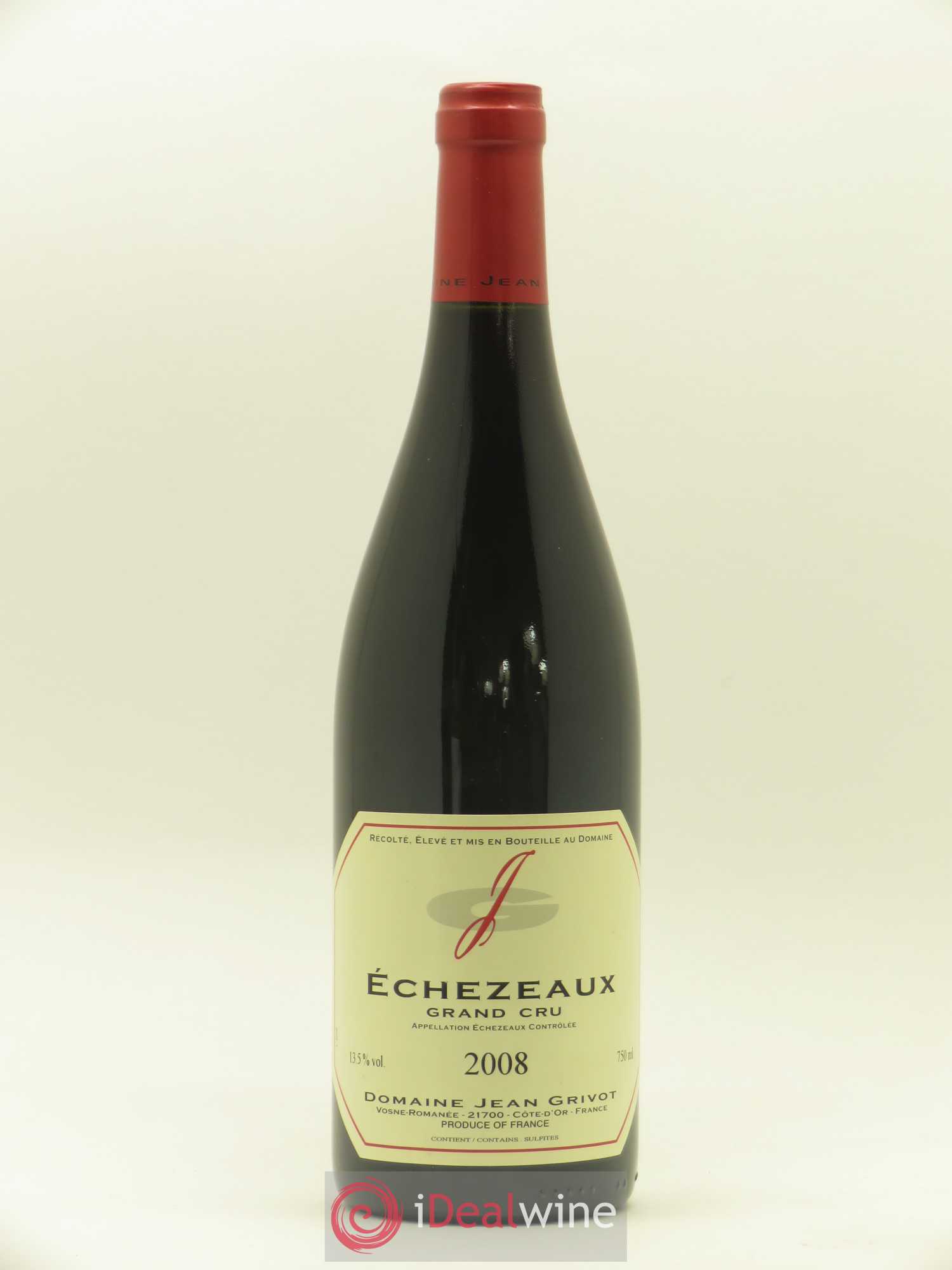 Echezeaux Grand Cru Jean Grivot 2008 - Lot de 1 bouteille - 0