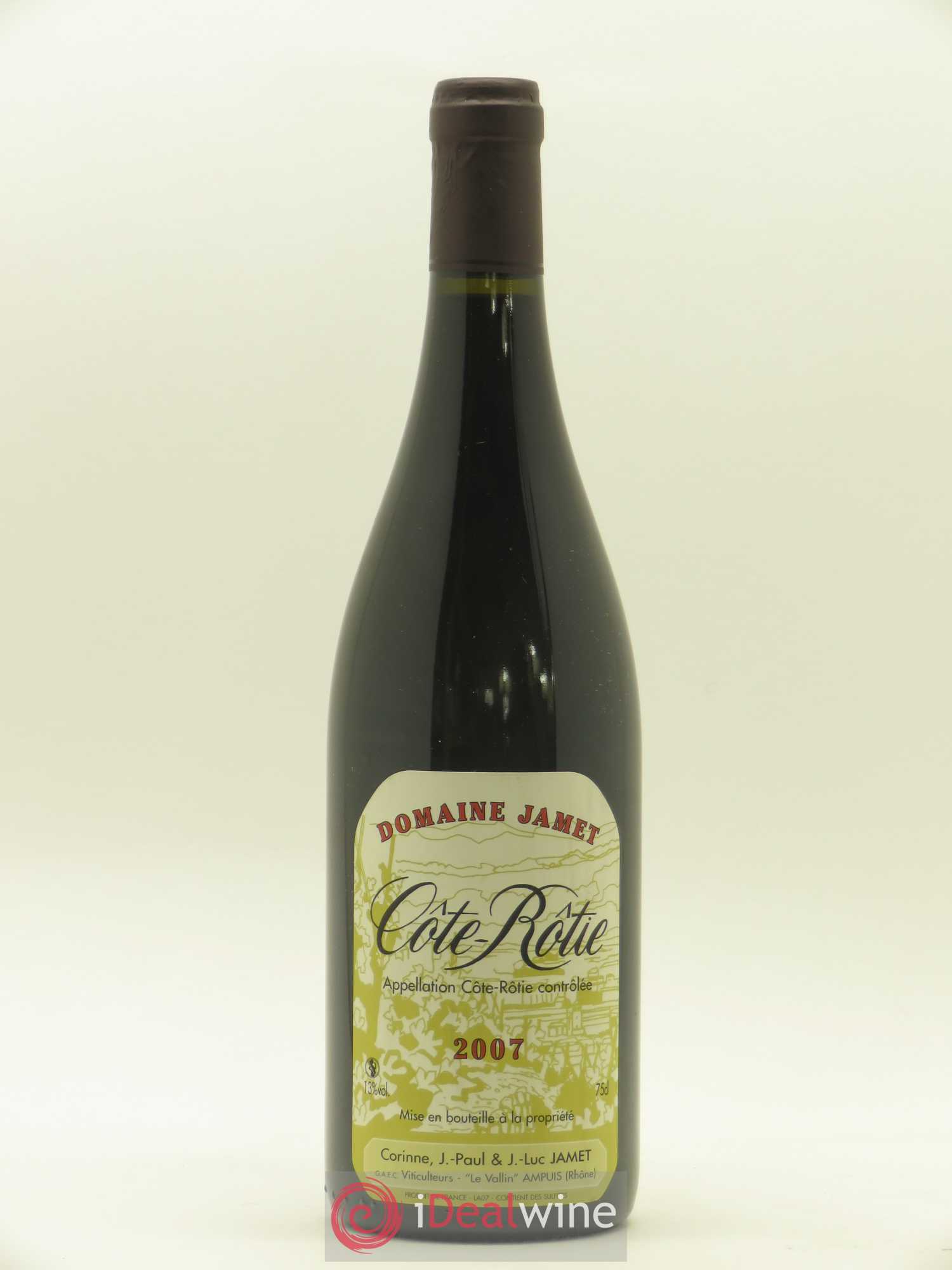 Côte-Rôtie Jamet (Domaine) 2007 - Lot de 1 bouteille - 0