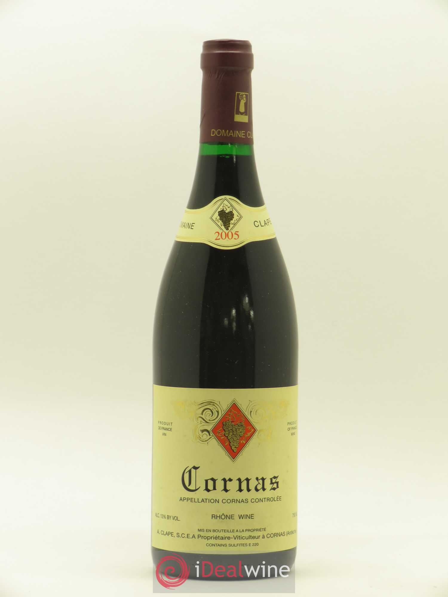 Cornas Auguste Clape 2005 - Lot de 1 bouteille - 0