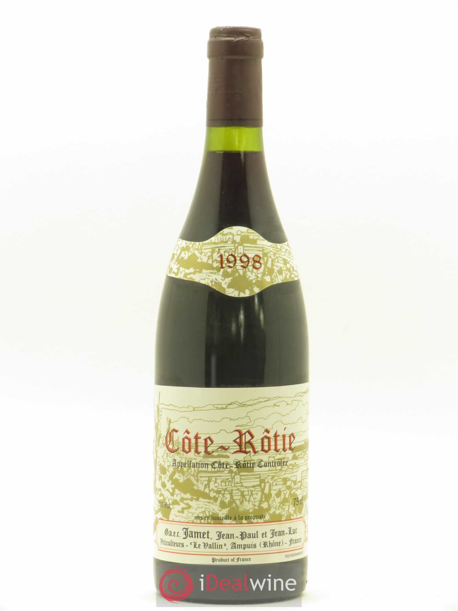 Côte-Rôtie Jamet (Domaine) 1998 - Lot de 1 bouteille - 0