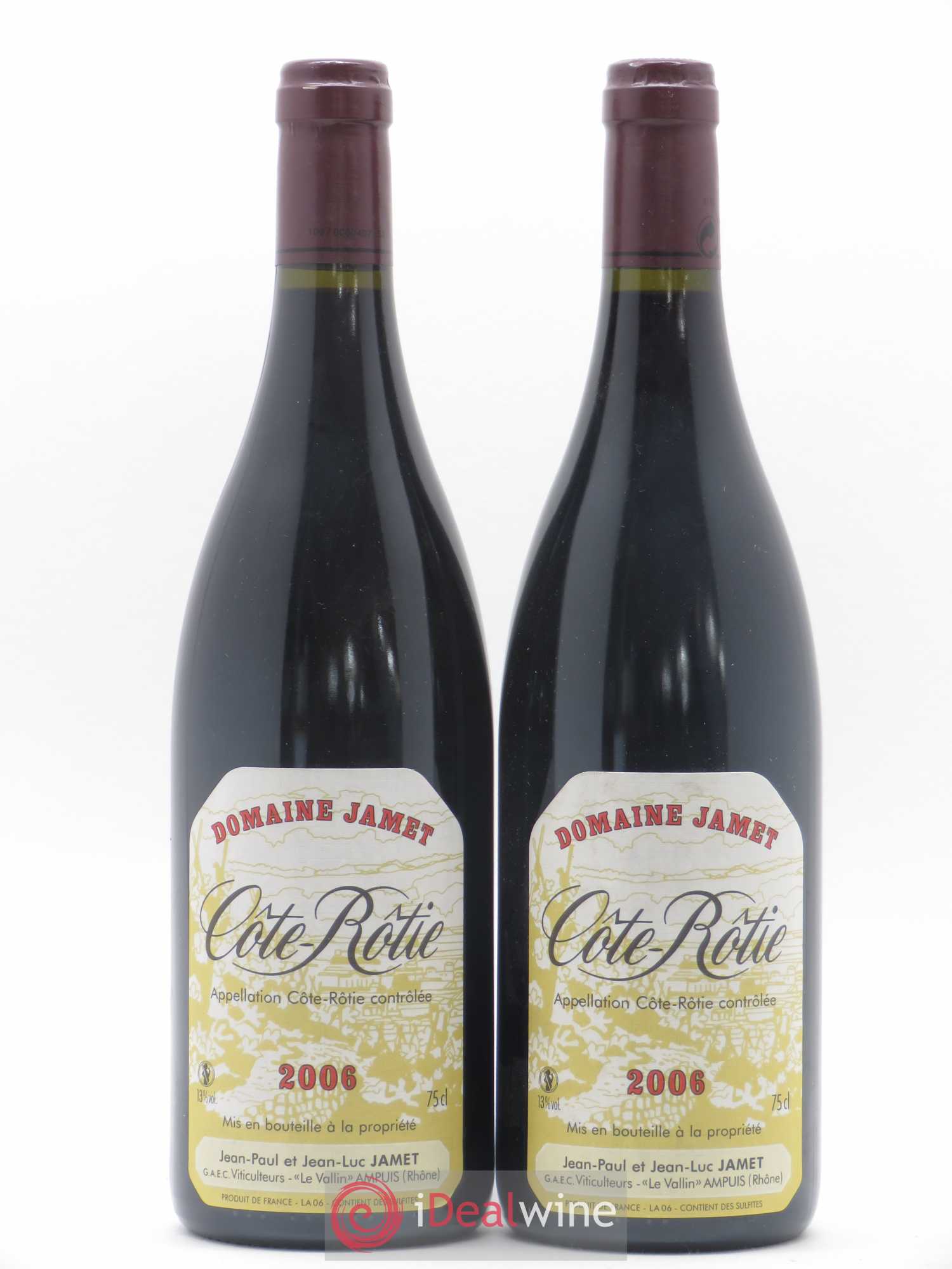 Côte-Rôtie Jamet (Domaine) 2006 - Lot de 2 bouteilles - 0