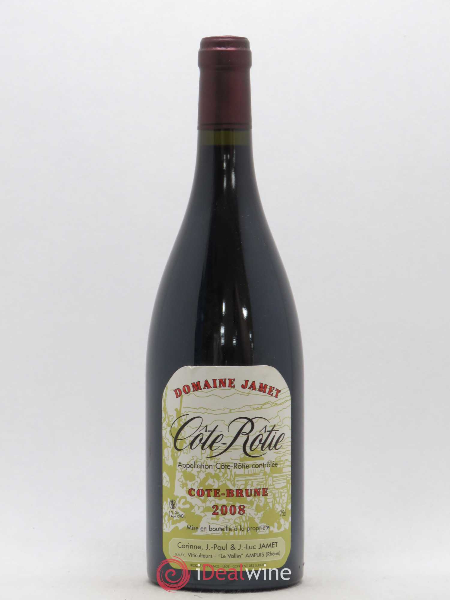 Côte-Rôtie Côte Brune Jamet (Domaine) 2008 - Lot de 1 bouteille - 0