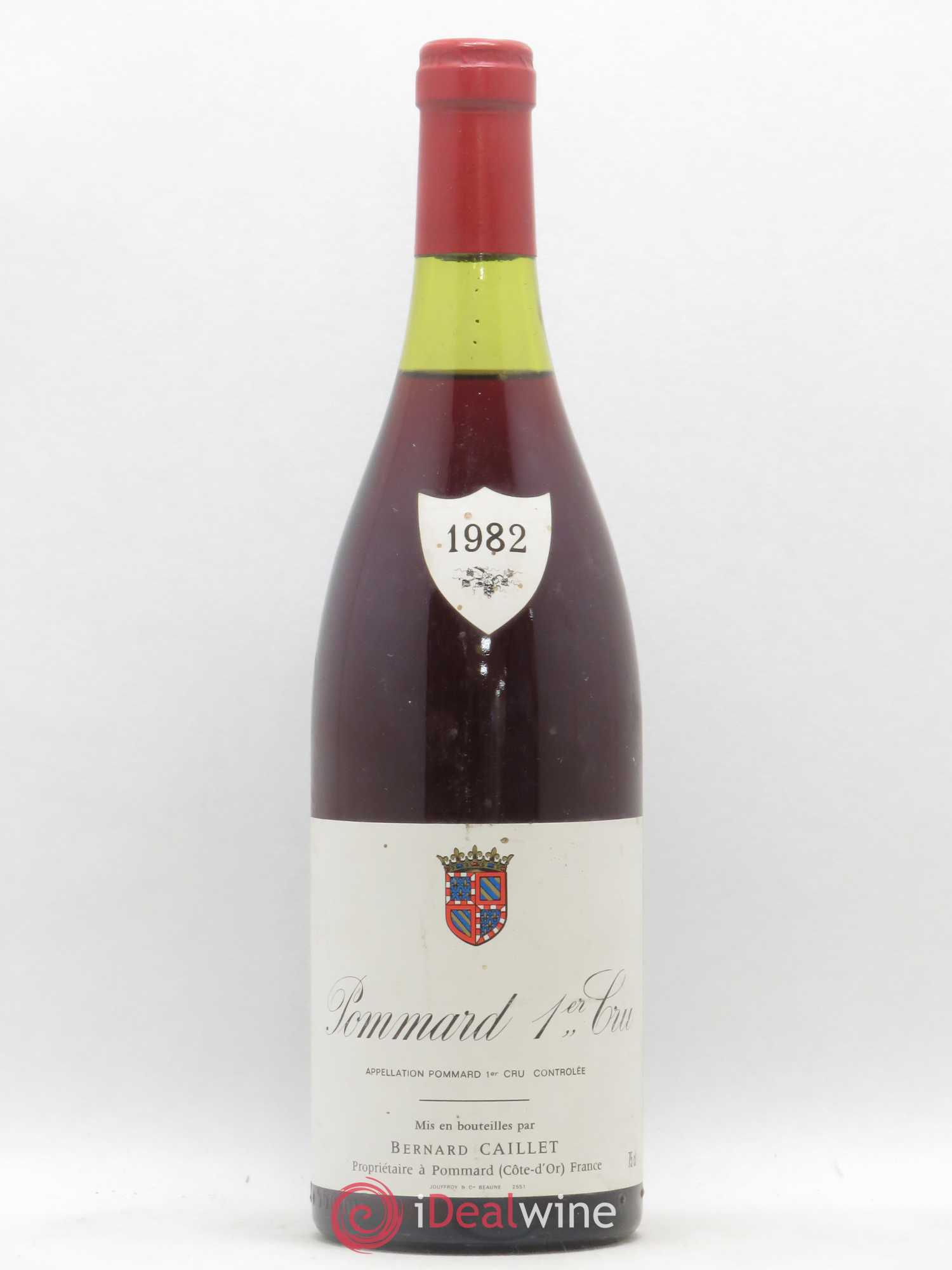 Pommard 1er Cru Bernard Caillet 1982 - Lot de 1 bouteille - 0