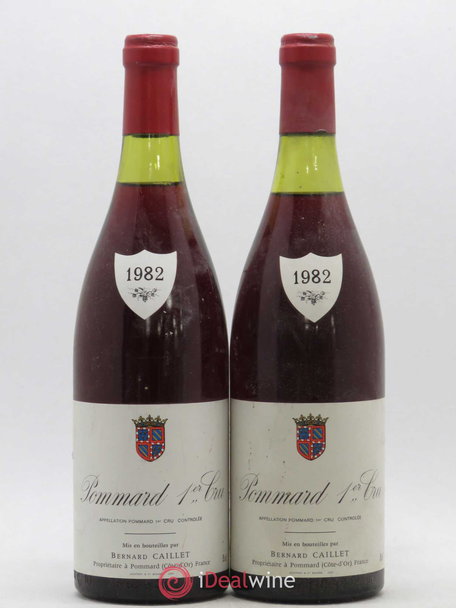 Pommard 1er Cru Bernard Caillet 1982 - Lot de 2 bouteilles - 0