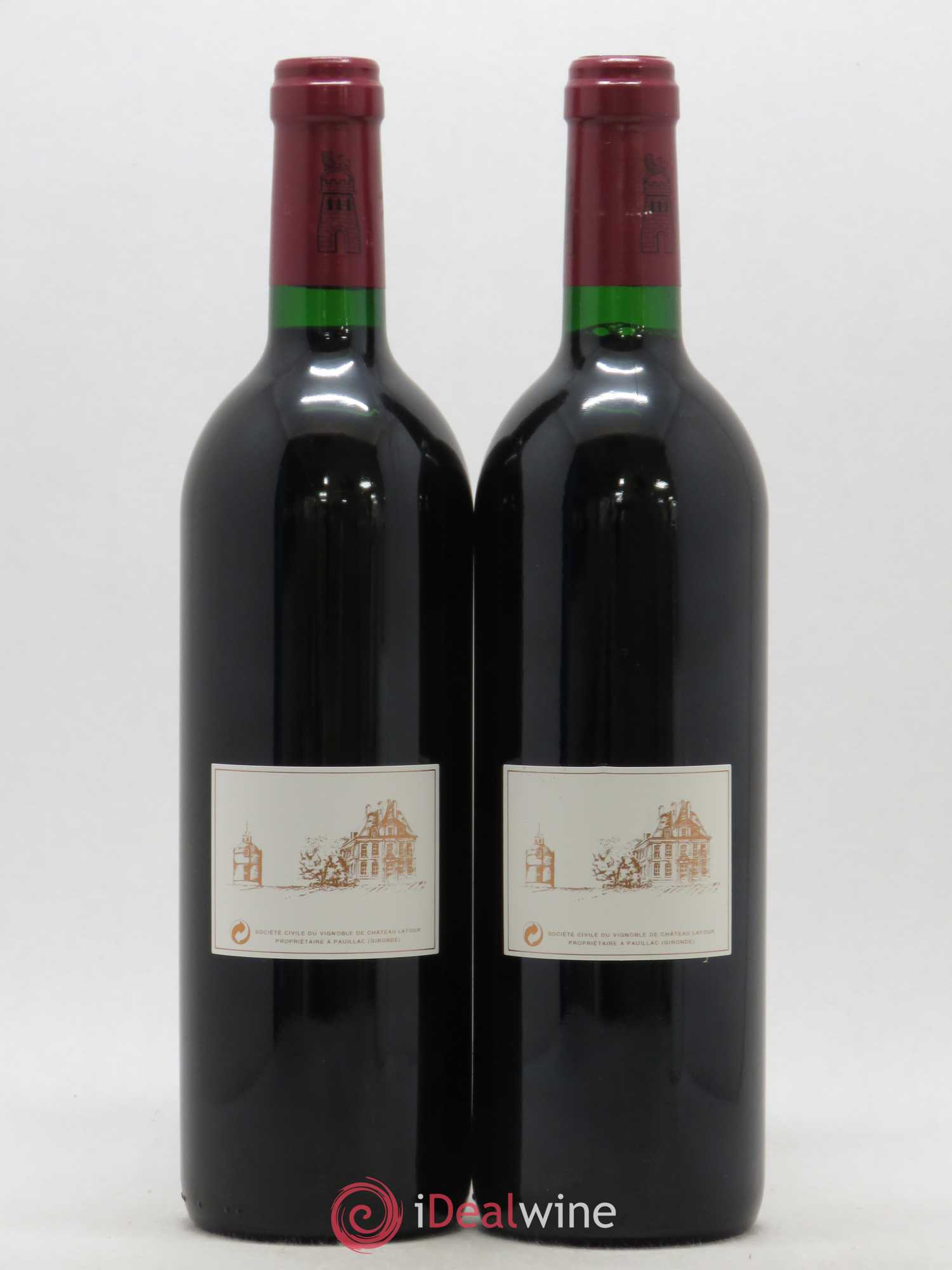 Château Latour 1er Grand Cru Classé 1996 - Lot de 2 bouteilles - 1