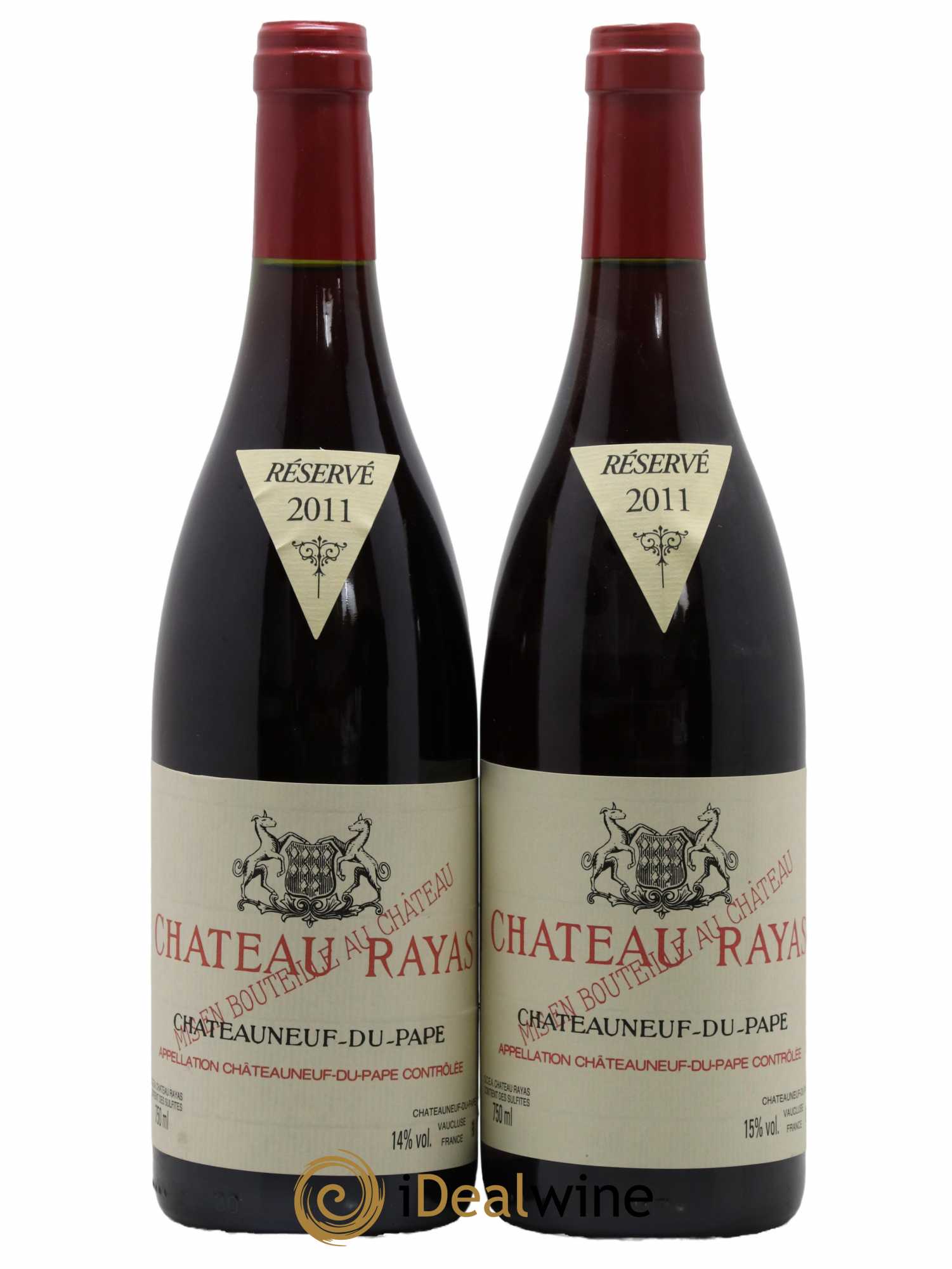Châteauneuf-du-Pape Château Rayas Emmanuel Reynaud 2011 - Lot de 2 bouteilles - 0
