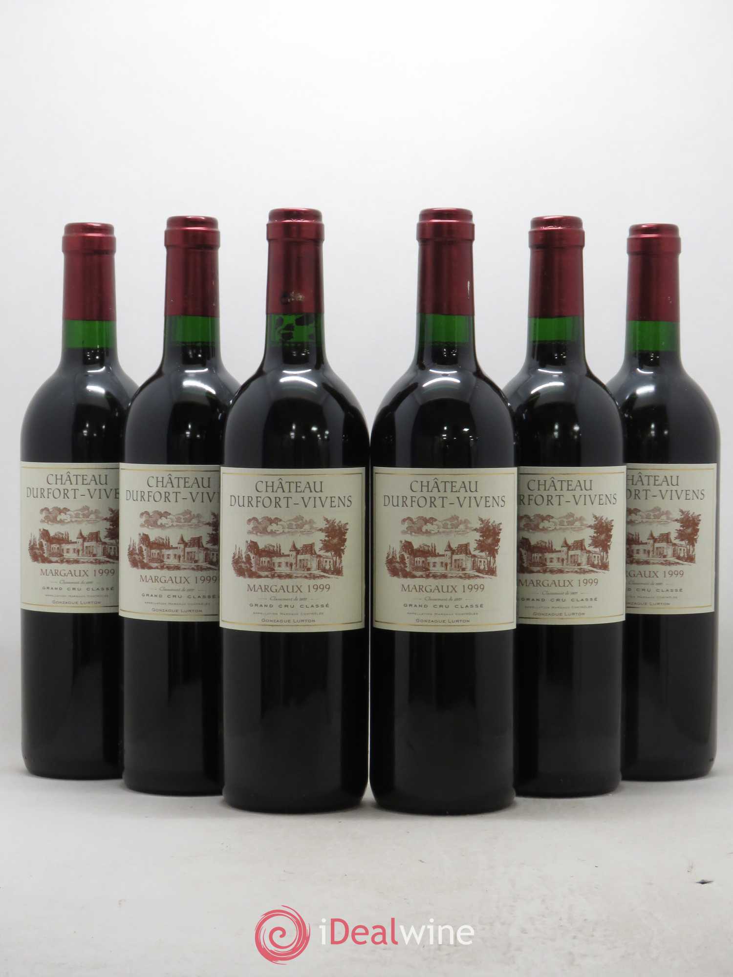 Château Durfort Vivens 2ème Grand Cru Classé 1999 - Lot de 6 bouteilles - 0