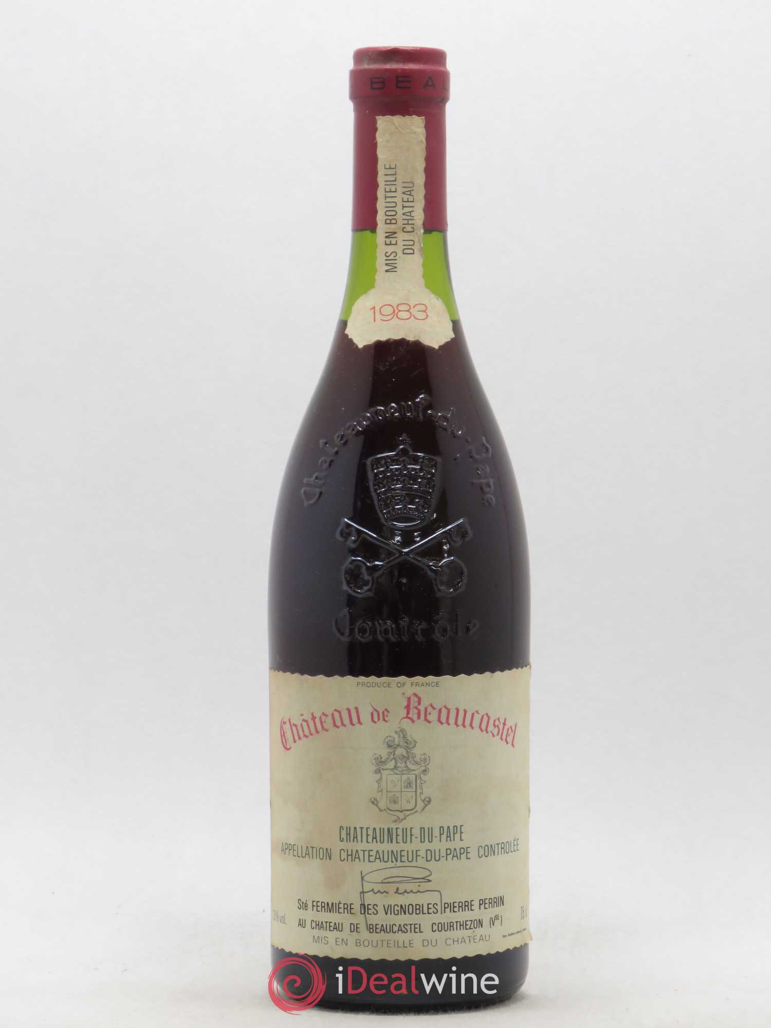 Châteauneuf-du-Pape Château de Beaucastel Famille Perrin 1983 - Lot de 1 bouteille - 0