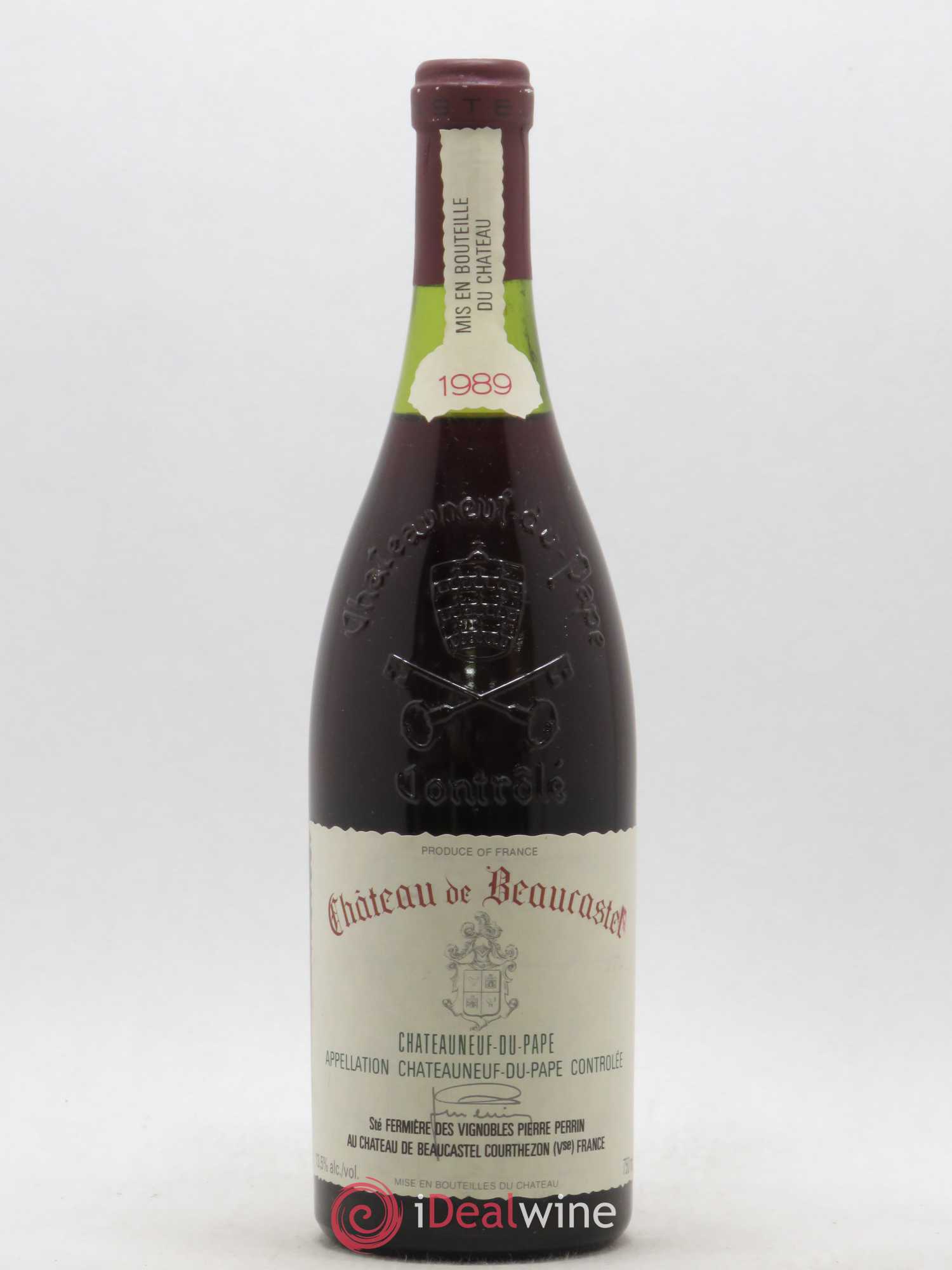 Châteauneuf-du-Pape Château de Beaucastel Famille Perrin 1989 - Lot de 1 bouteille - 0