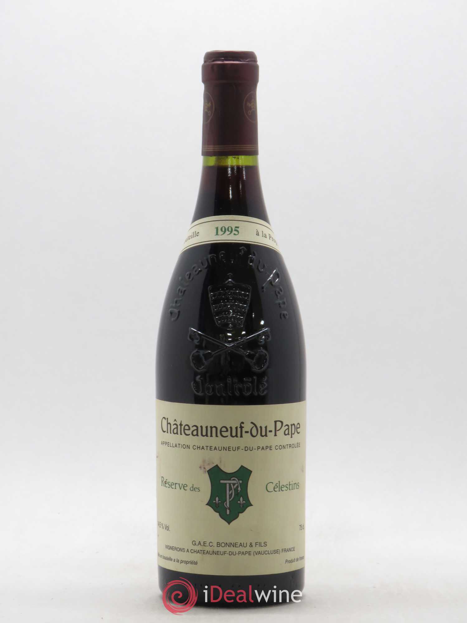 Châteauneuf-du-Pape Réserve des Célestins Henri Bonneau & Fils 1995 - Lot de 1 bouteille - 0