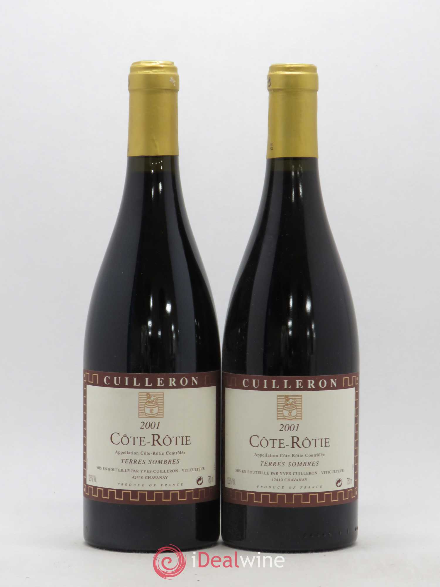 Côte-Rôtie Terres Sombres Yves Cuilleron (Domaine) 2001 - Lot de 2 bouteilles - 0