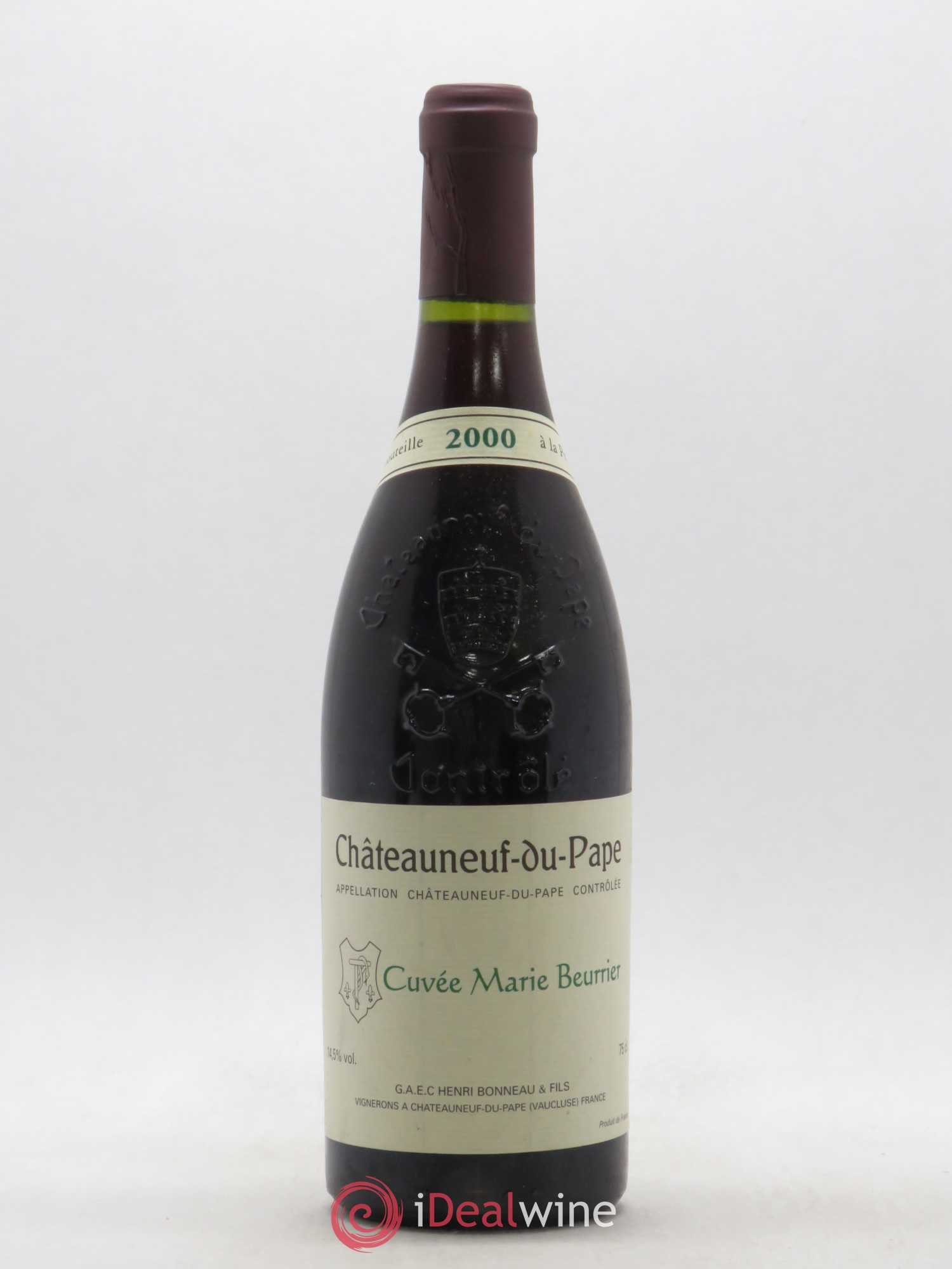 Châteauneuf-du-Pape Marie Beurrier Henri Bonneau & Fils 2000 - Lot de 1 bouteille - 0