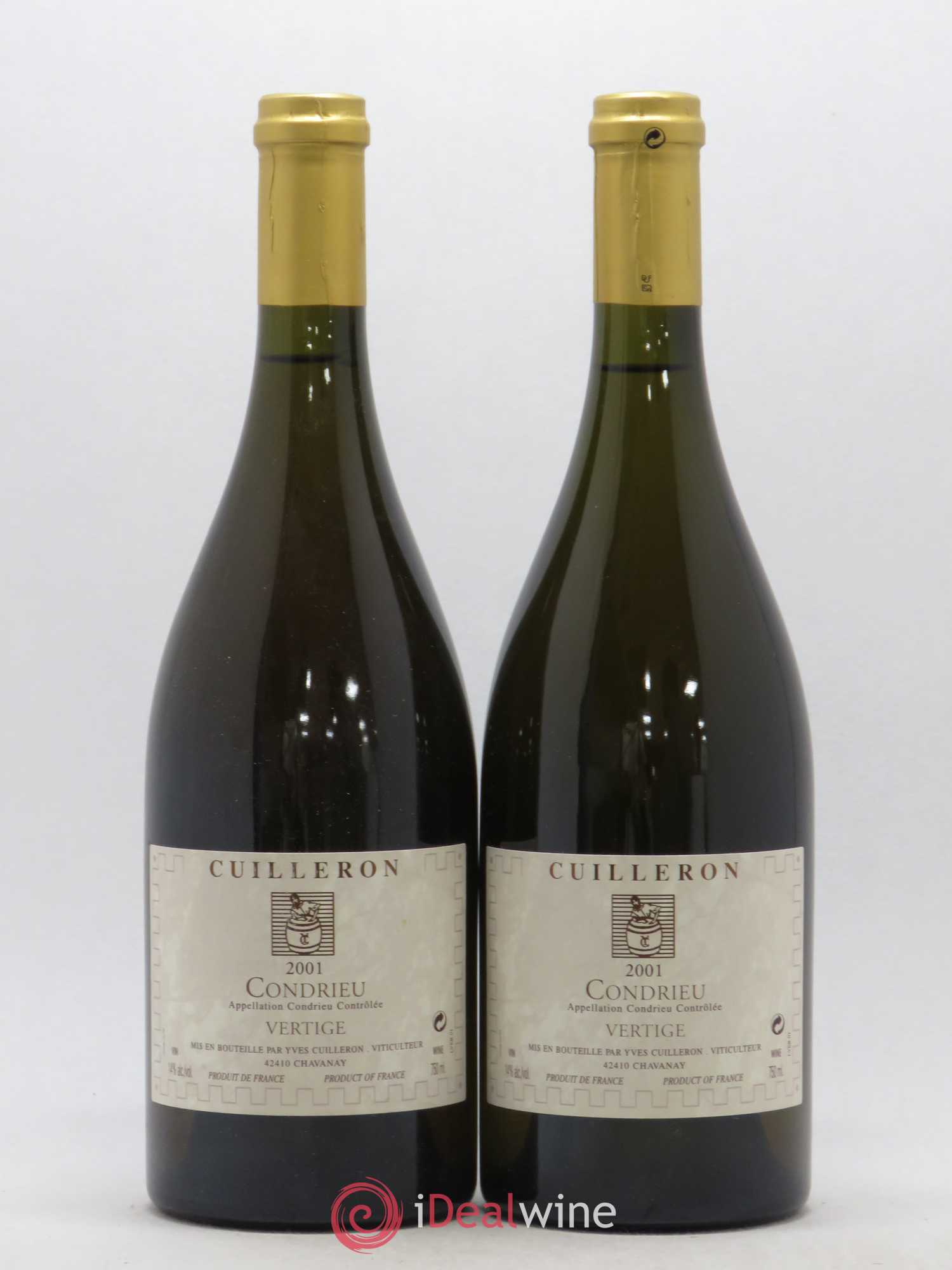 Condrieu Vertige Yves Cuilleron (Domaine) 2001 - Lot de 2 bouteilles - 0