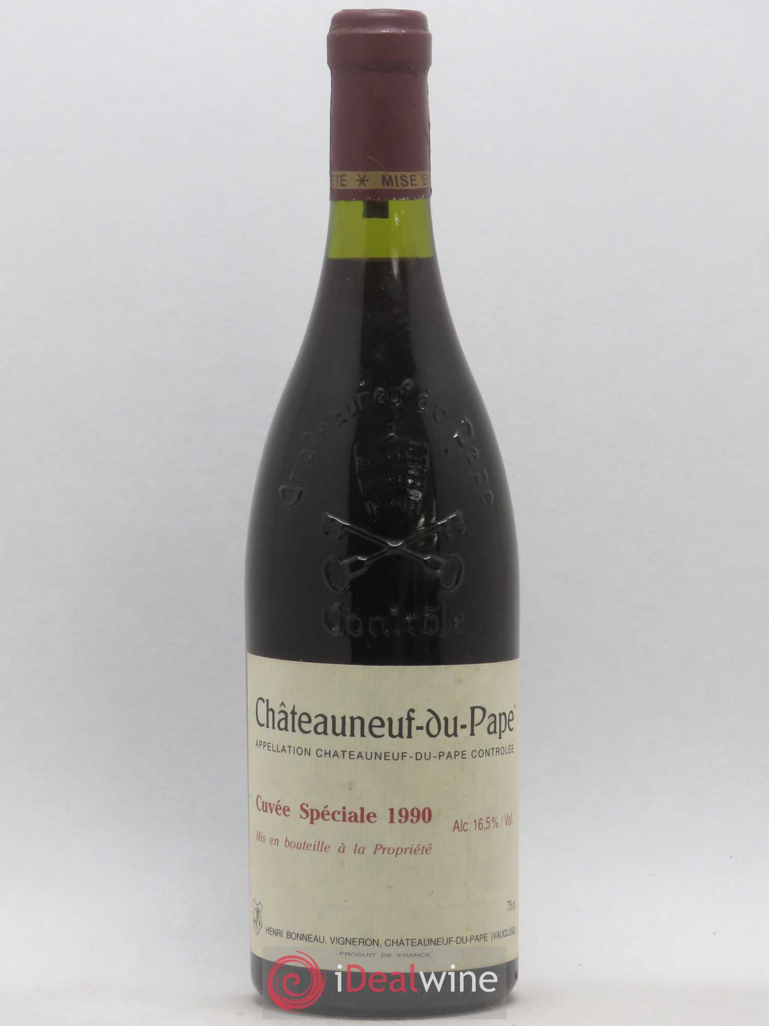 Châteauneuf-du-Pape Cuvée spéciale Henri Bonneau & Fils 1990 - Lot de 1 bouteille - 0