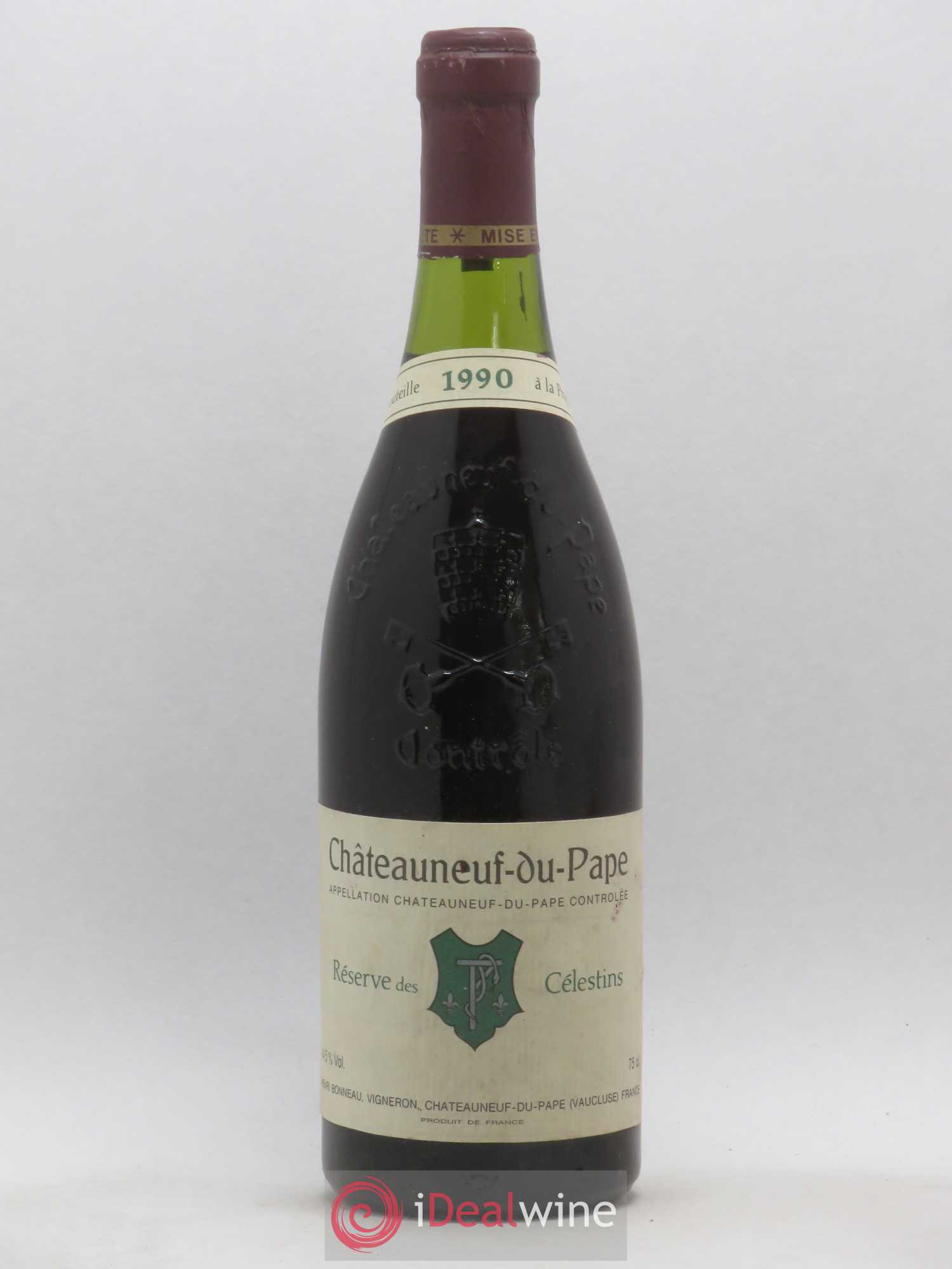 Châteauneuf-du-Pape Réserve des Célestins Henri Bonneau & Fils 1990 - Lot de 1 bouteille - 0