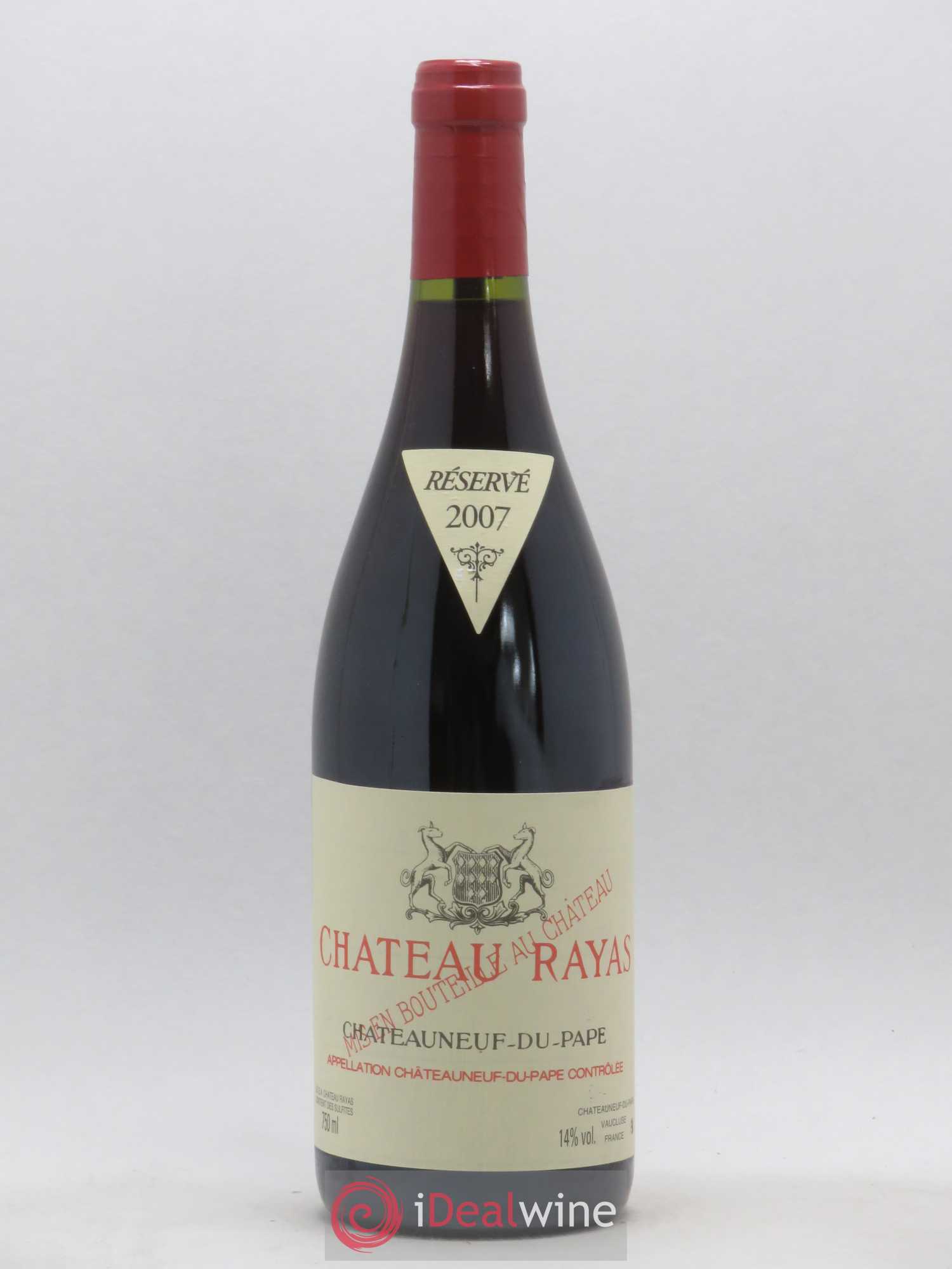 Châteauneuf-du-Pape Château Rayas Emmanuel Reynaud 2007 - Lot de 1 bouteille - 0