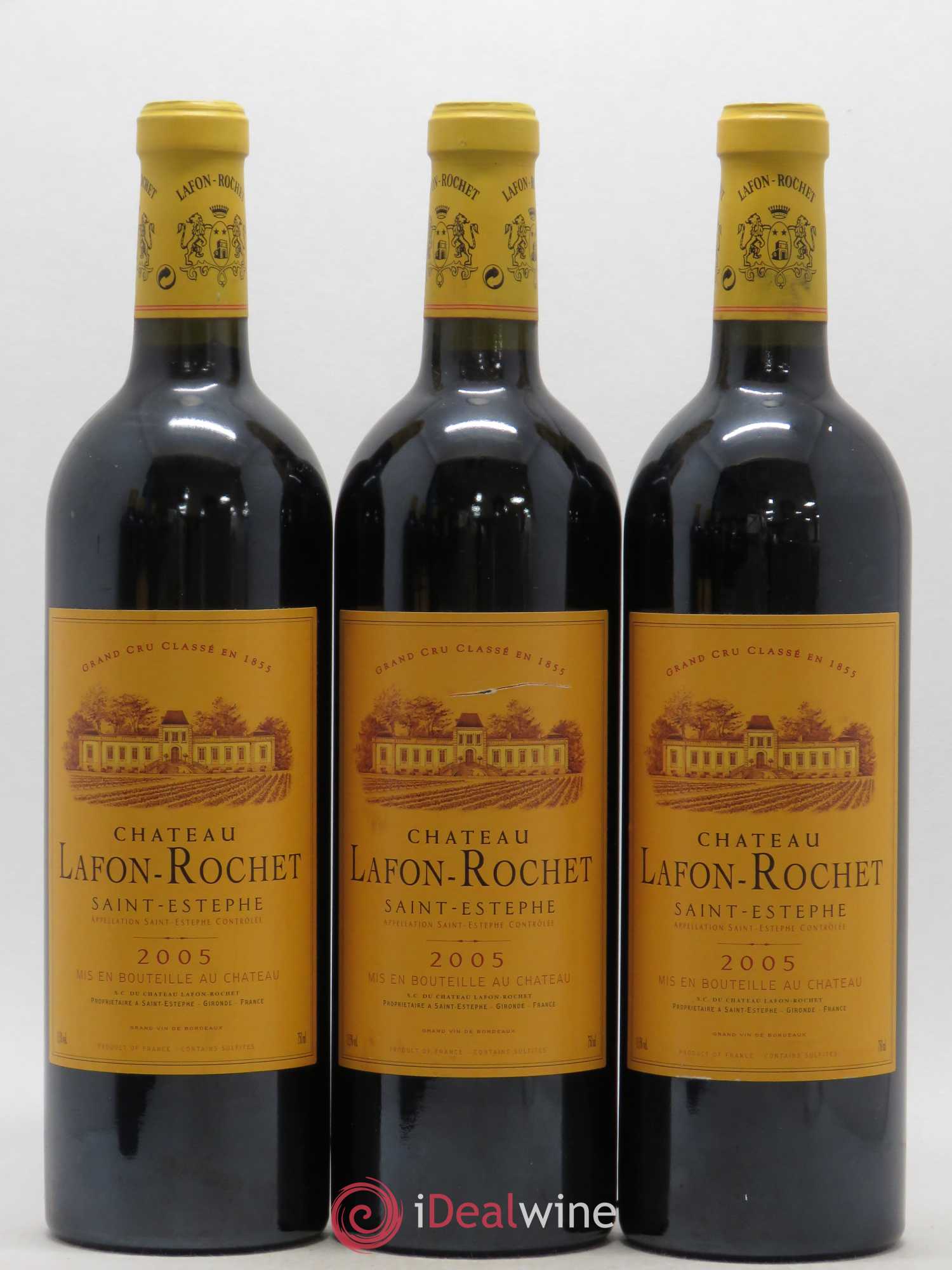 Château Lafon Rochet 4ème Grand Cru Classé 2005 - Lot de 6 bouteilles - 2