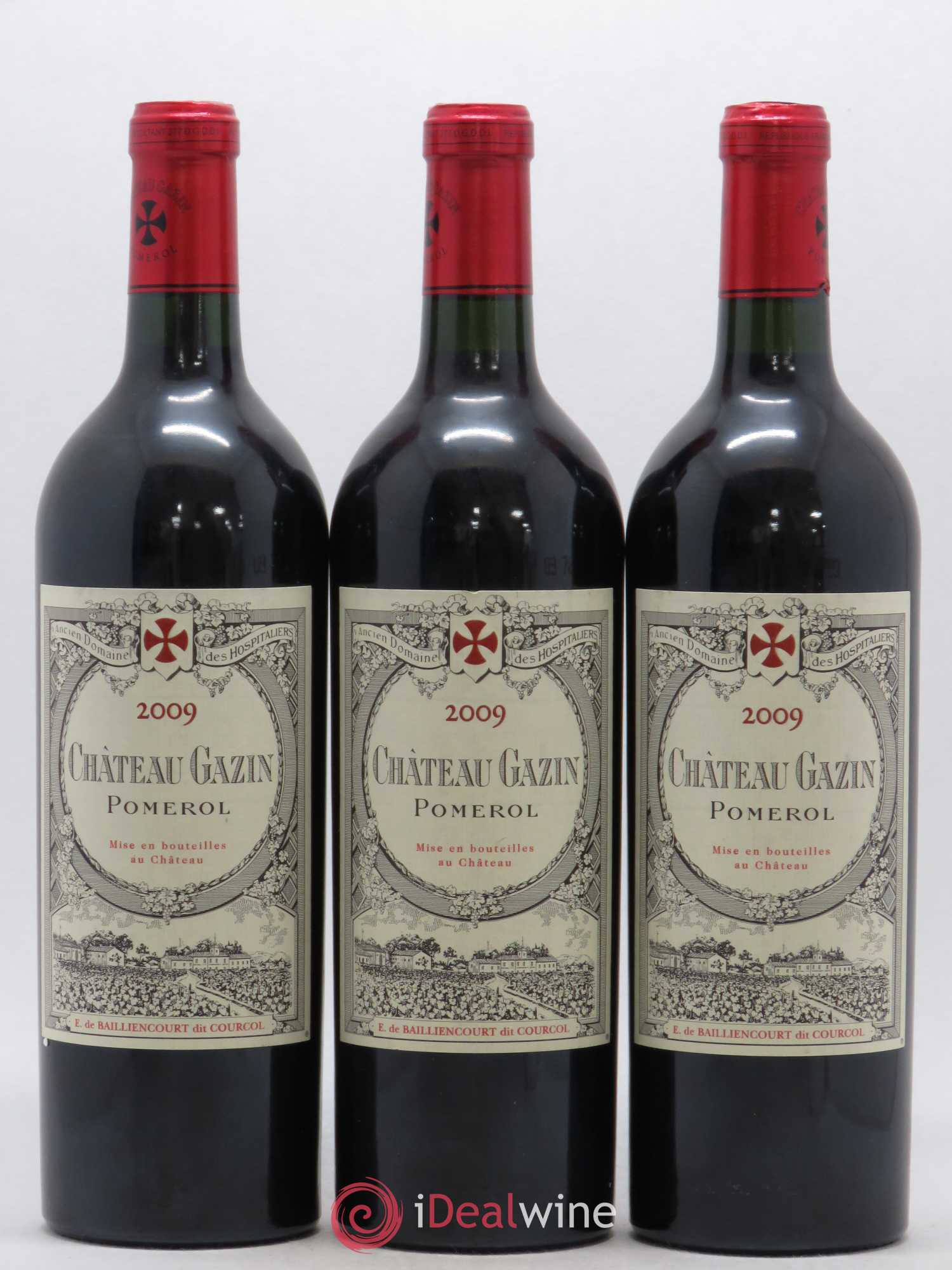 Château Gazin 2009 - Lot de 3 bouteilles - 0