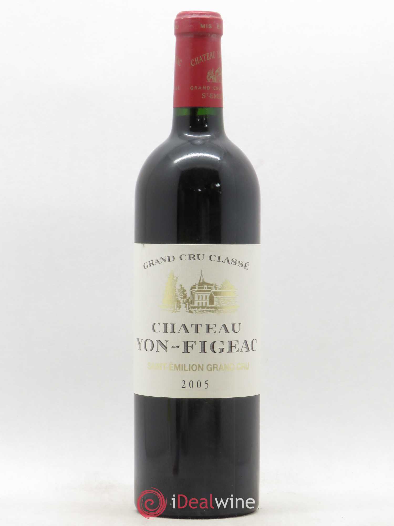Château Yon Figeac Grand Cru Classé 2005 - Lot de 1 bouteille - 0