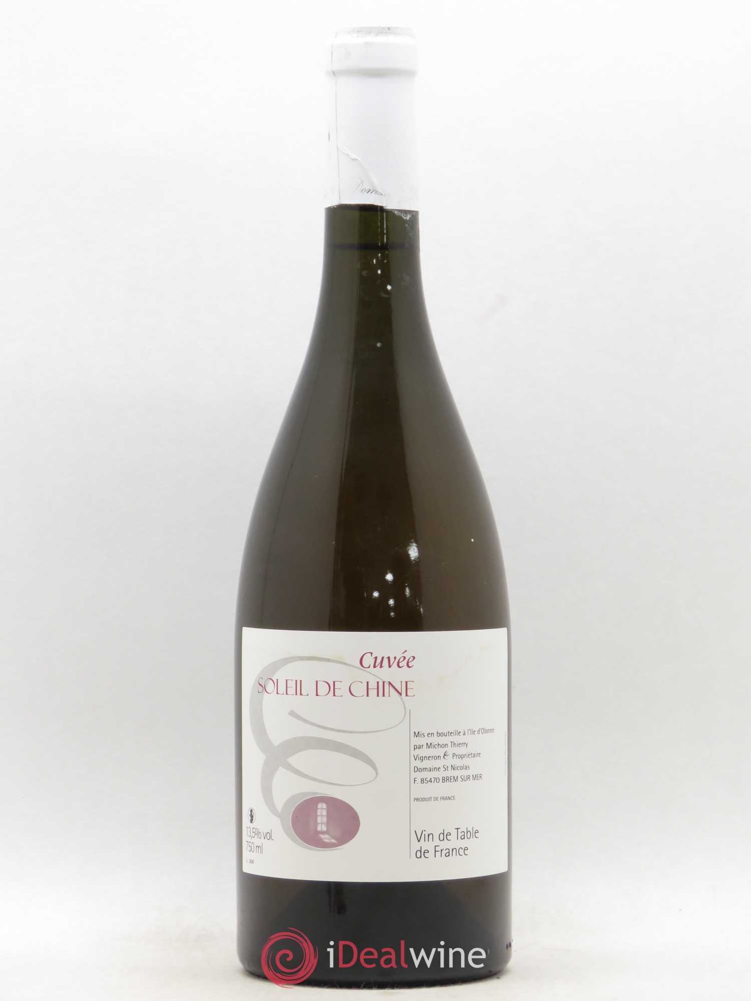 Vin de France Soleil de Chine Domaine St Nicolas Thierry Michon - Posten von 1 Flasche - 0