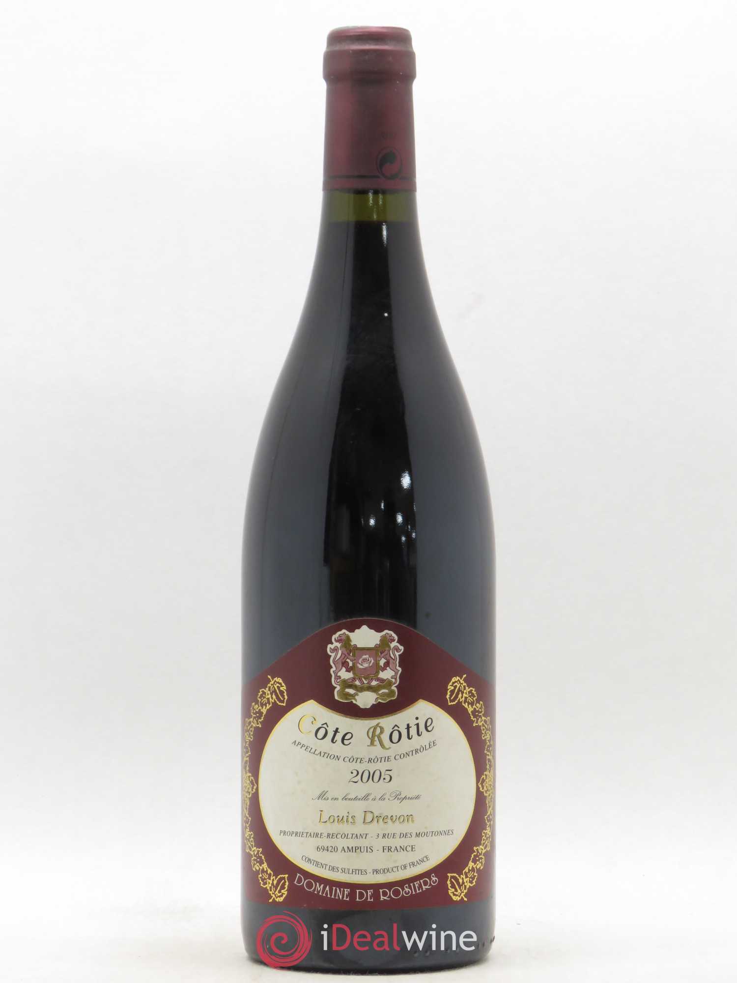 Côte-Rôtie Louis Drevon 2005 - Posten von 1 Flasche - 0