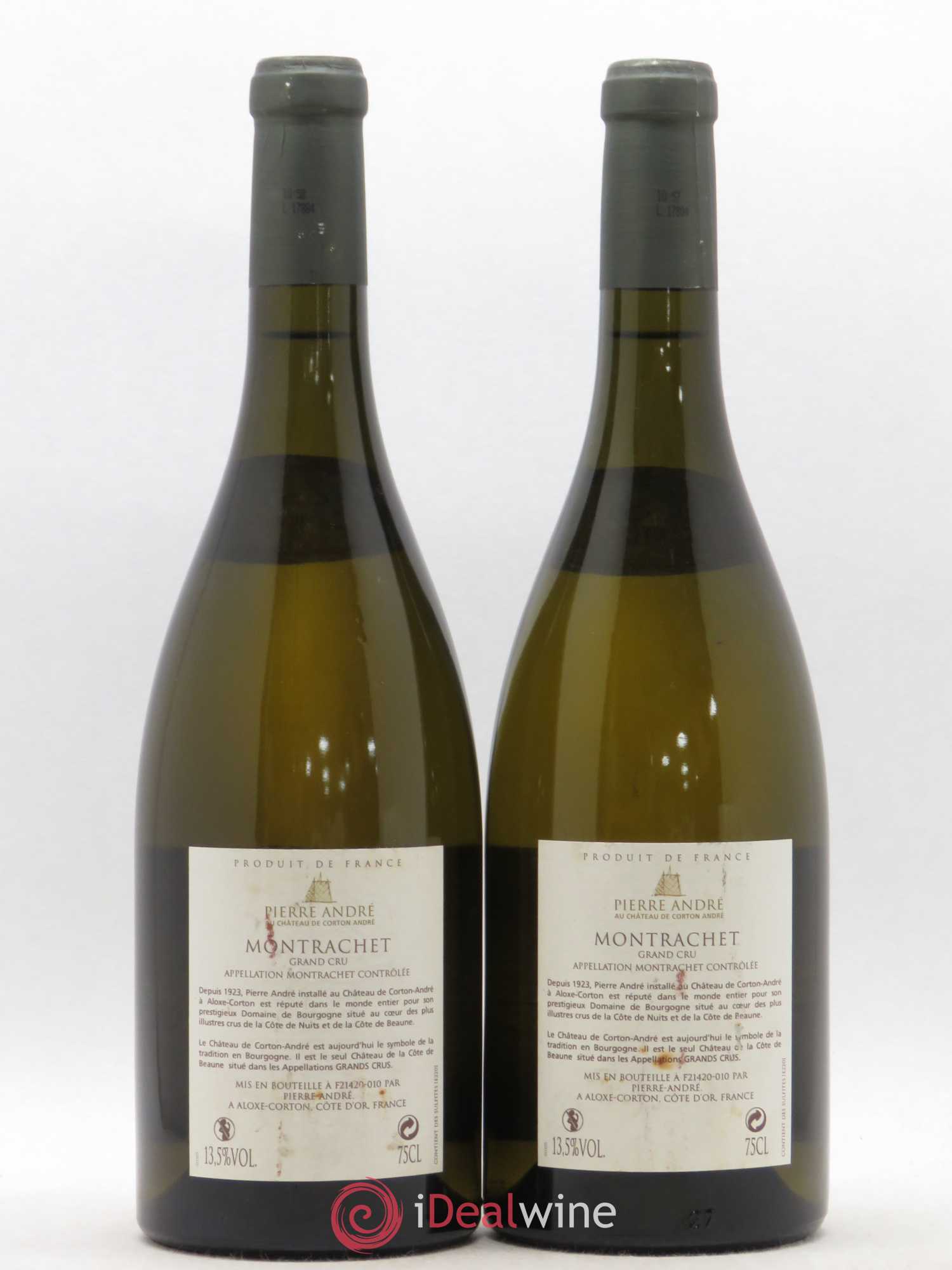 Montrachet Grand Cru Pierre André 2006 - Lot de 2 bouteilles - 1