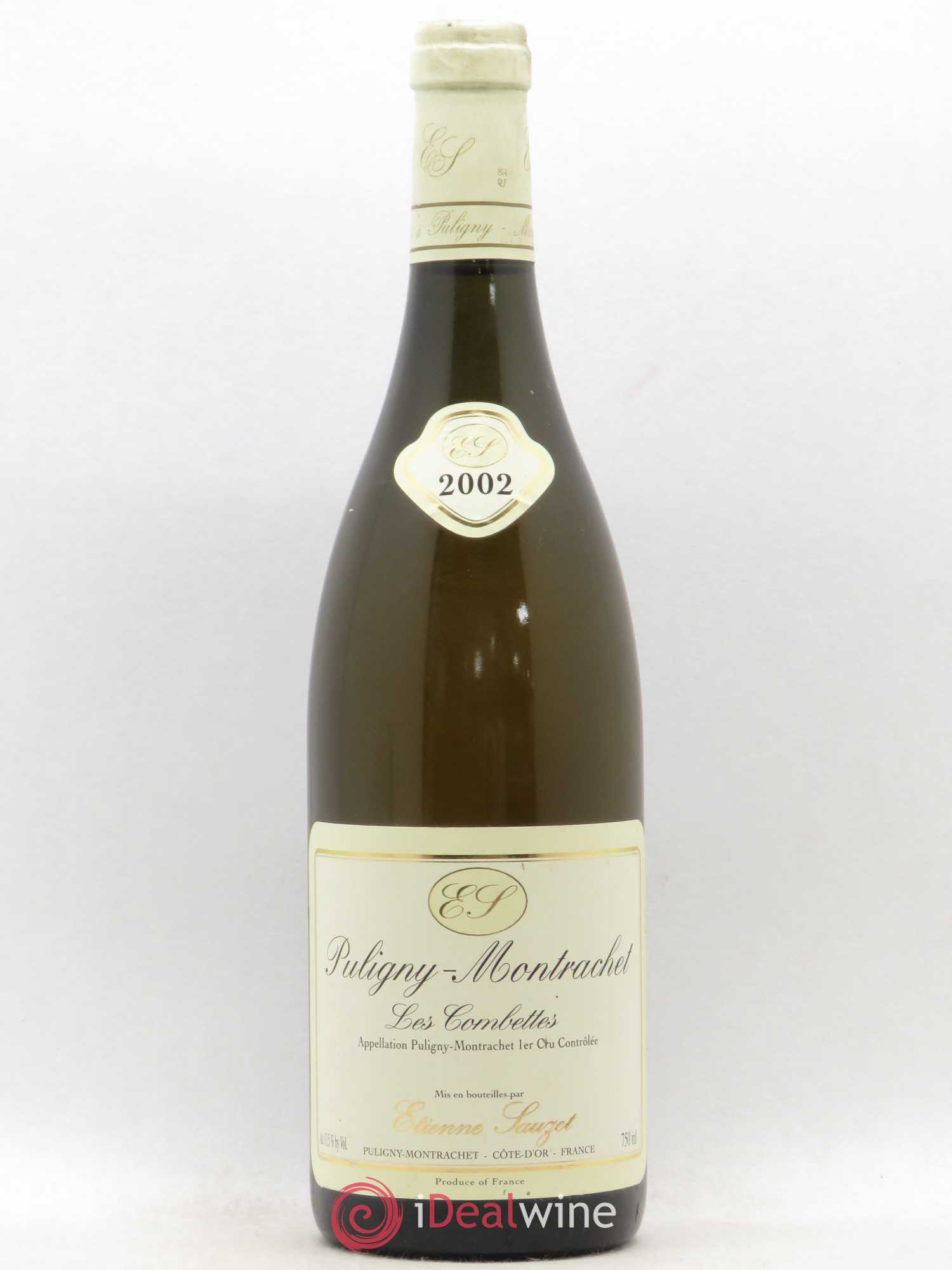 Puligny-Montrachet 1er Cru Les Combettes Etienne Sauzet 2002 - Lot de 1 bouteille - 0