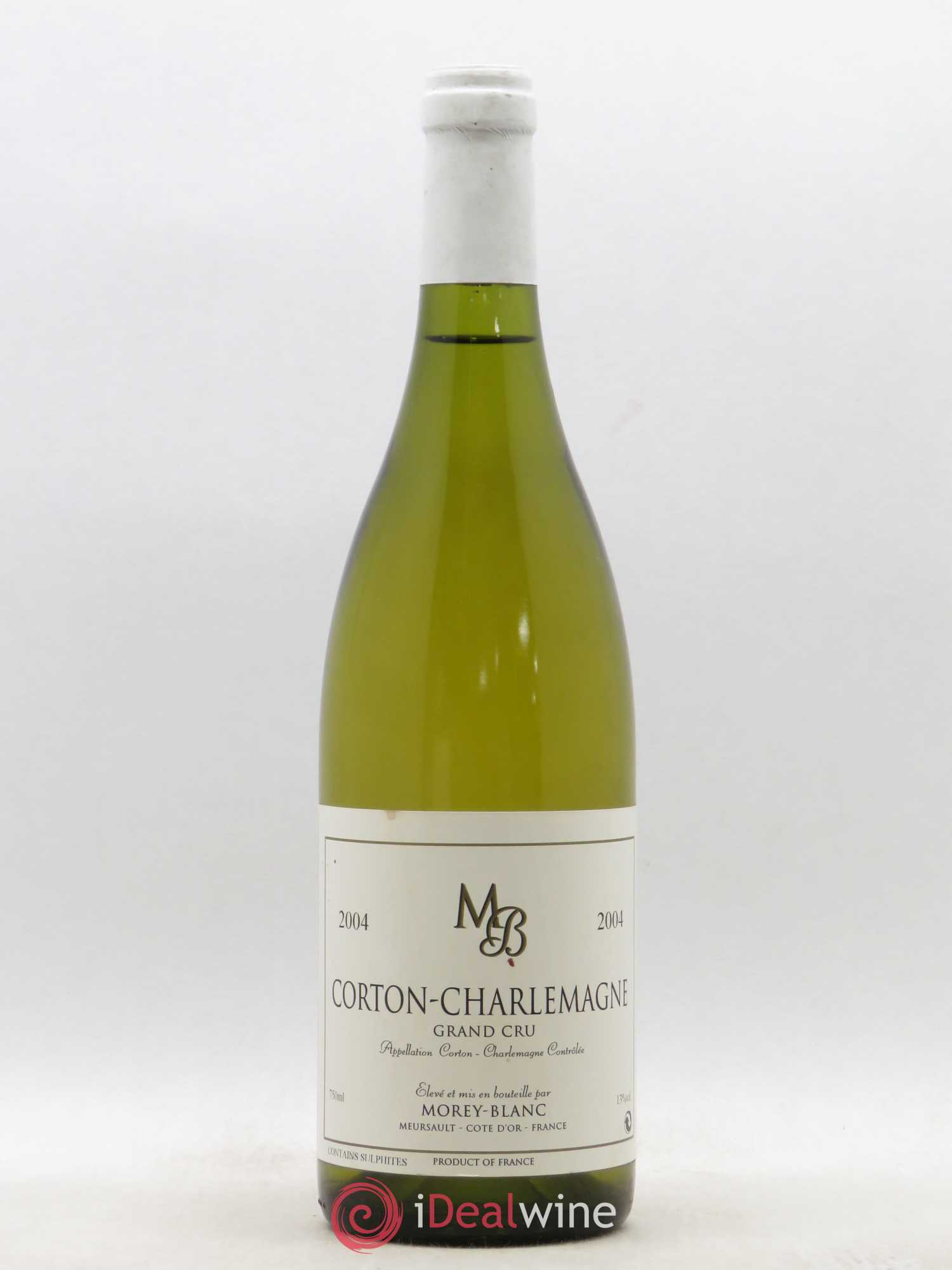 Corton-Charlemagne Grand Cru Morey-Blanc 2004 - Lot de 1 bouteille - 0