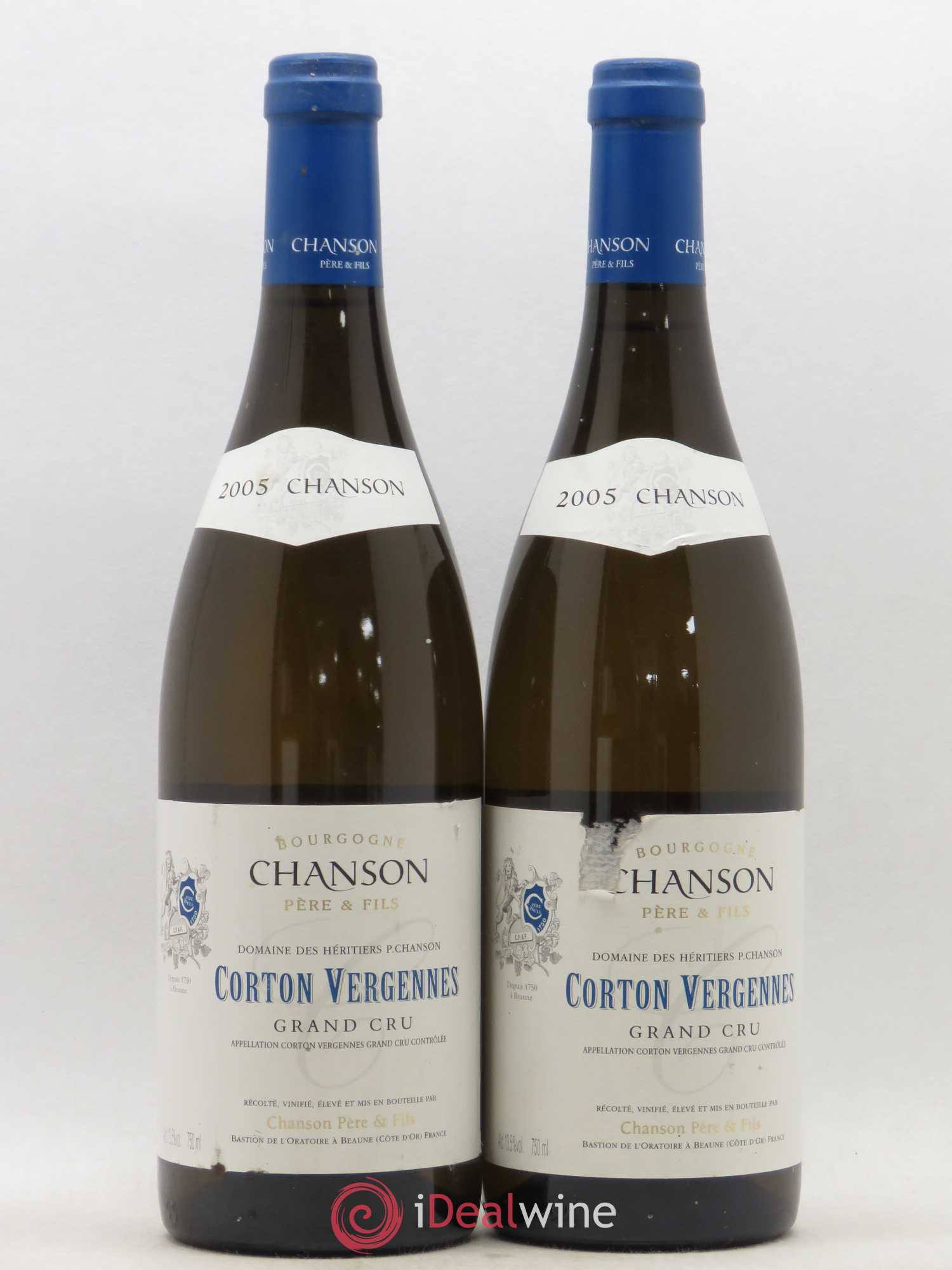 Corton Grand Cru Vergennes Chanson 2005 - Posten von 2 Flaschen - 0