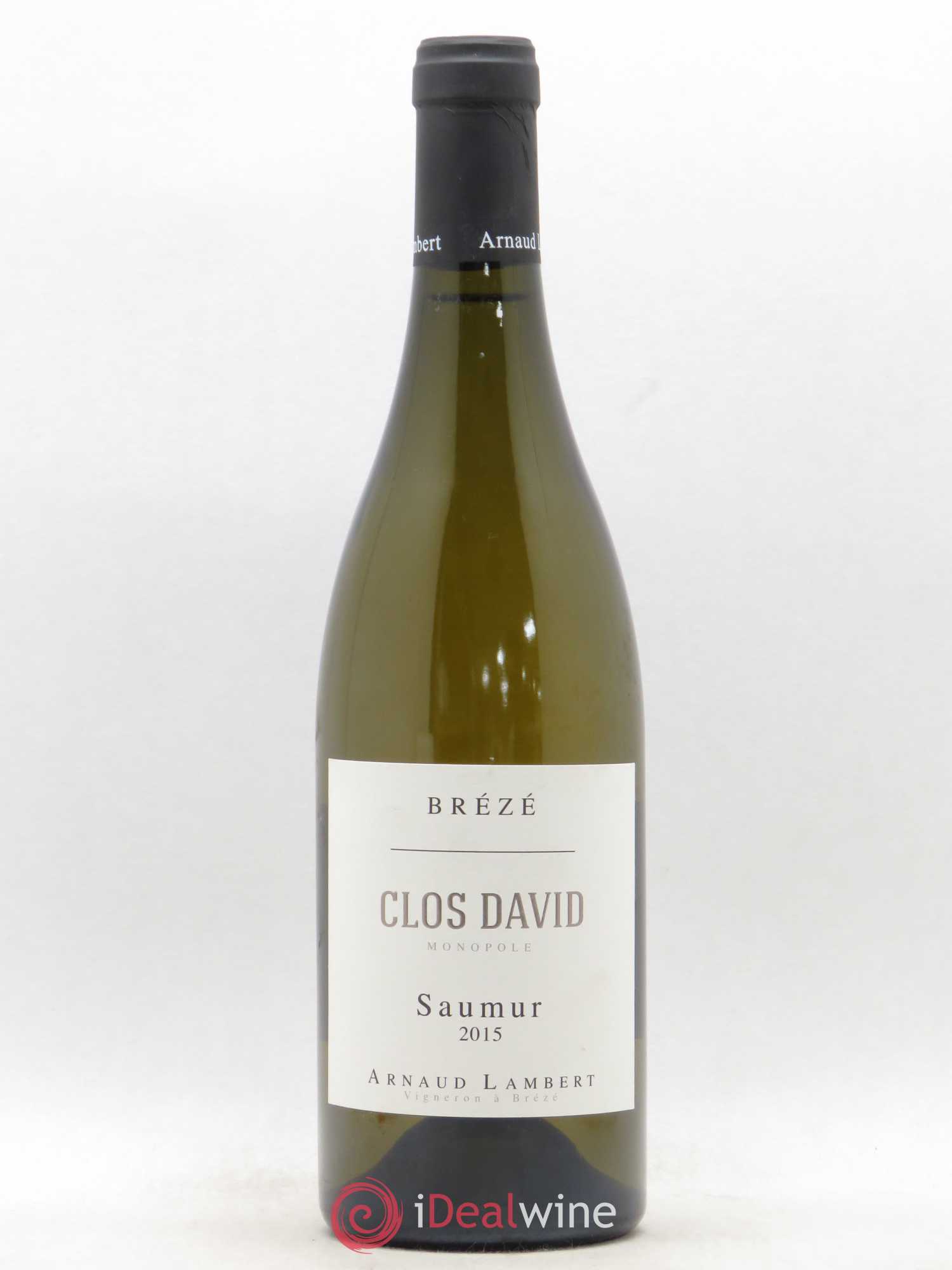 Saumur Brézé Clos David Arnaud Lambert 2015 - Lot de 1 bouteille - 0
