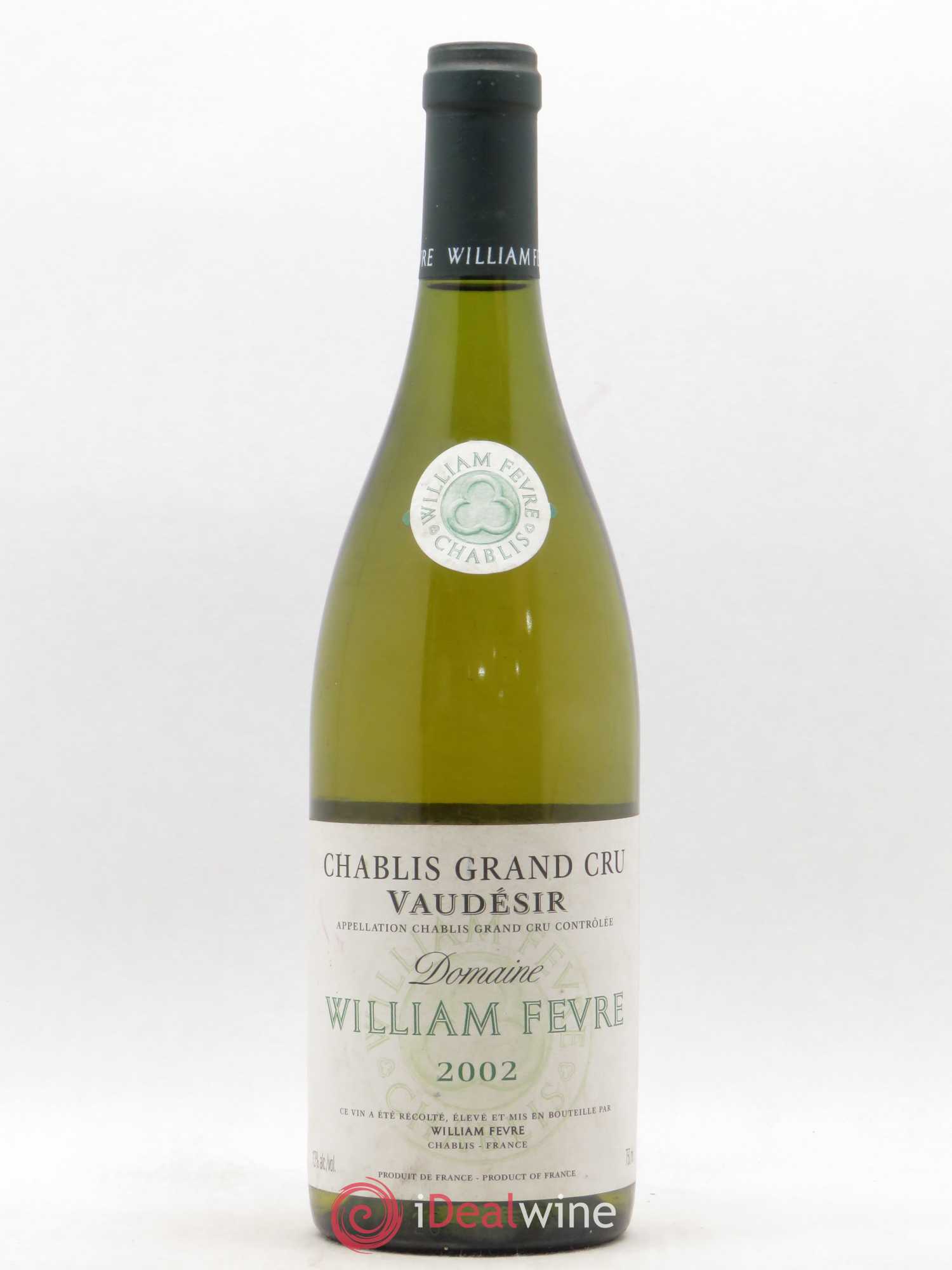 Chablis Grand Cru Vaudésir William Fèvre 2002 - Lot de 1 bouteille - 0