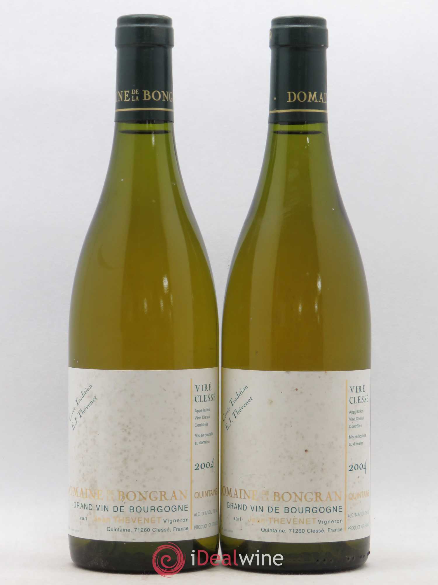 Viré-Clessé Quintaine Domaine de la Bongran Cuvée Tradition 2004 - Posten von 2 Flaschen - 0