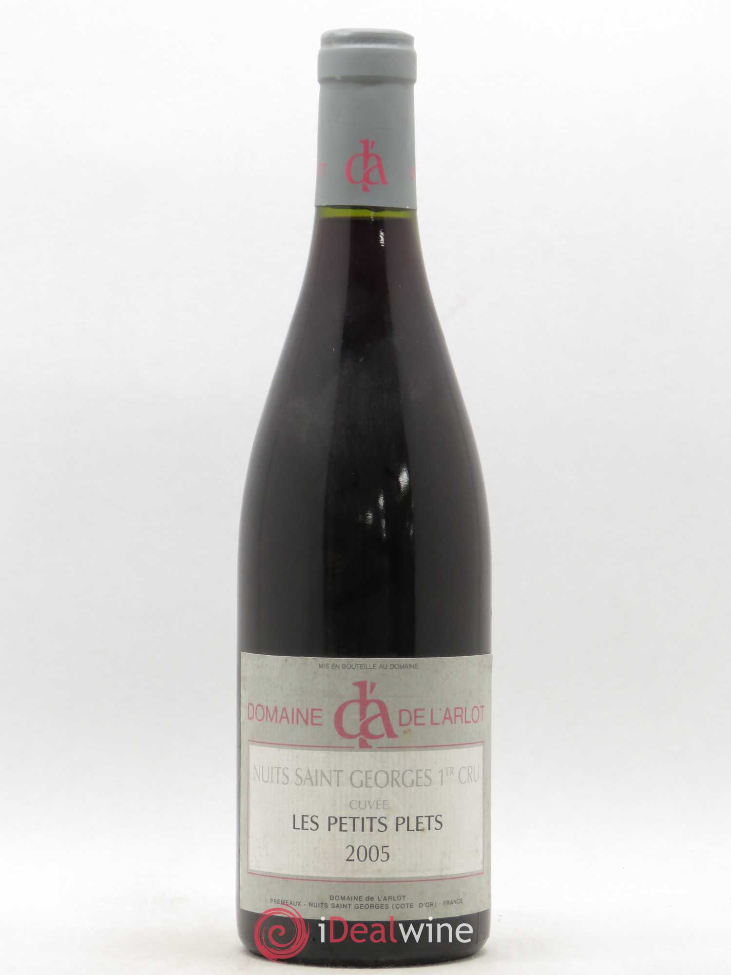 Nuits-Saint-Georges 1er Cru Les Petits Plets Domaine de l'Arlot 2005 - Lot de 1 bouteille - 0