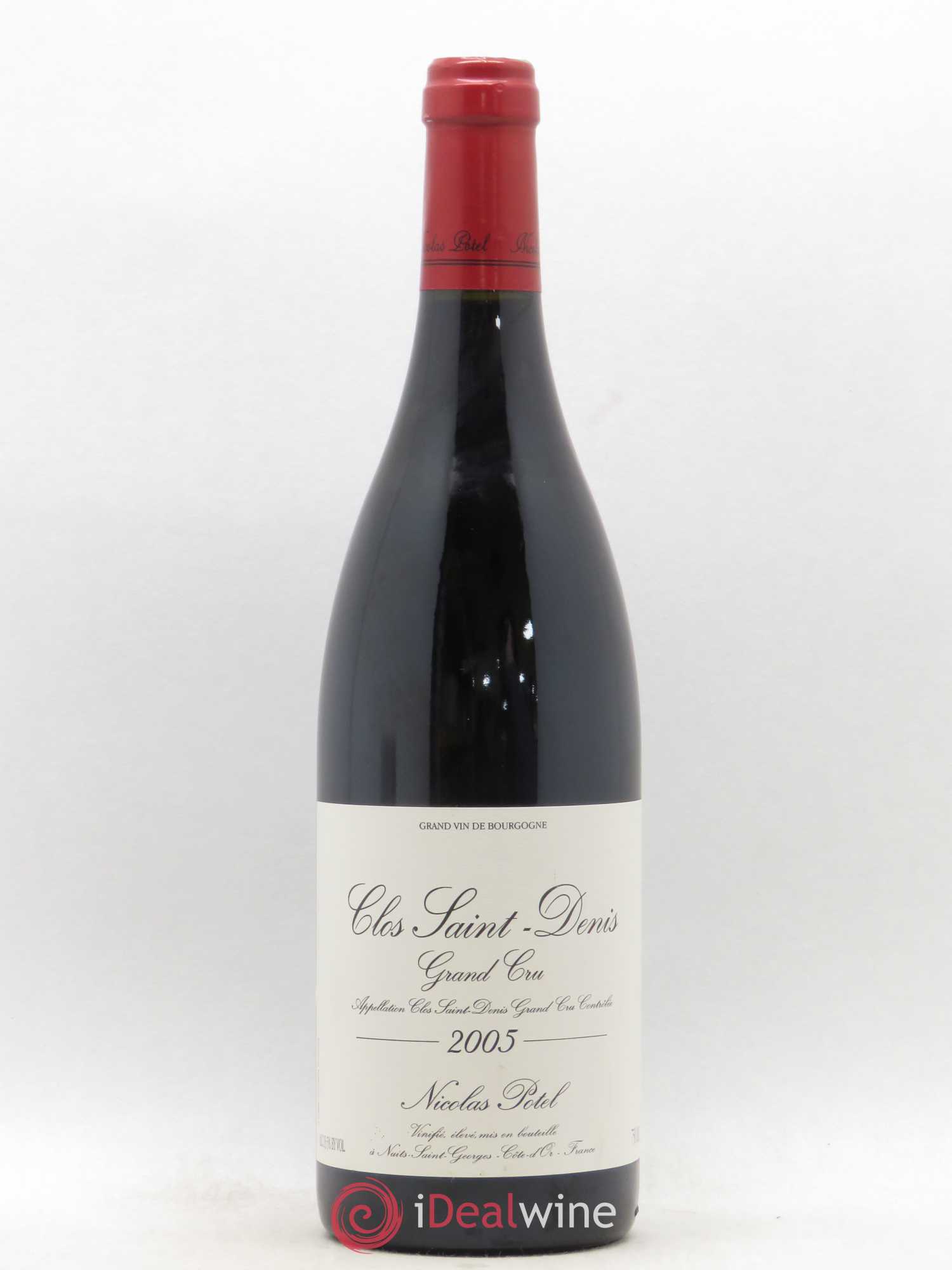 Clos Saint-Denis Grand Cru Nicolas Potel 2005 - Lot de 1 bouteille - 0