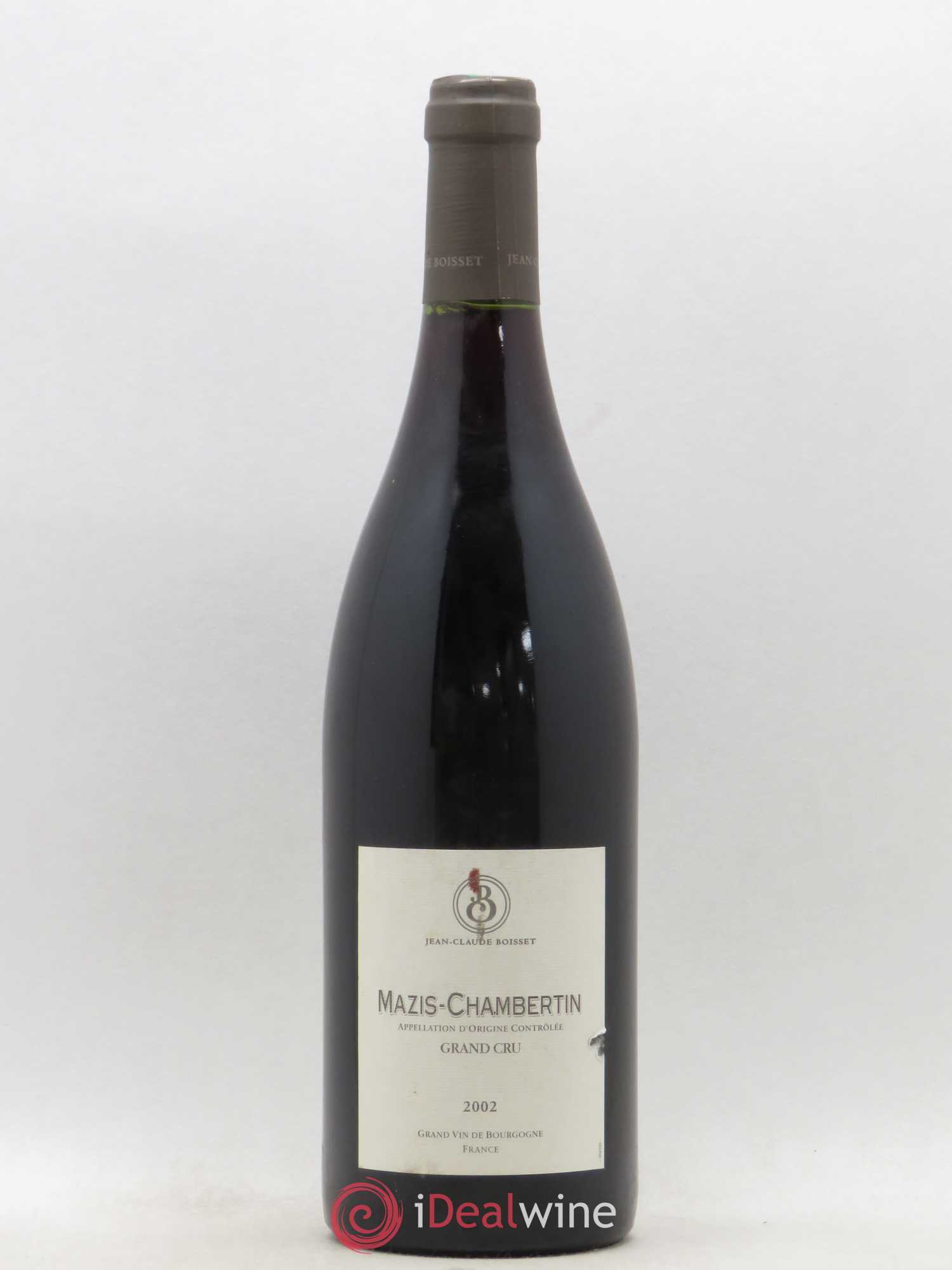 Mazis-Chambertin Grand Cru Jean Claude Boisset 2002 - Posten von 1 Flasche - 0