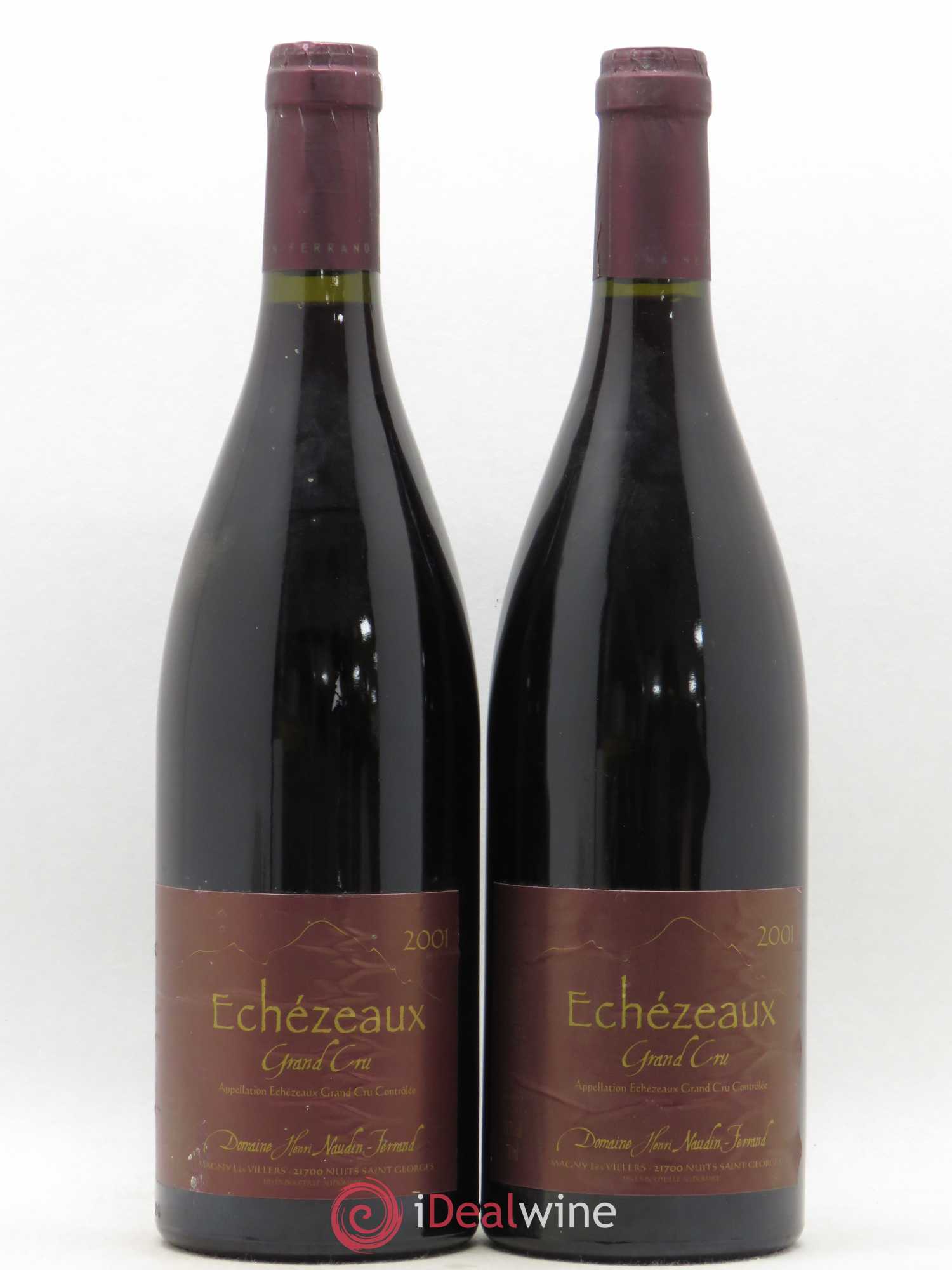 Echezeaux Grand Cru Naudin Ferrand 2001 - Lot de 2 bouteilles - 0