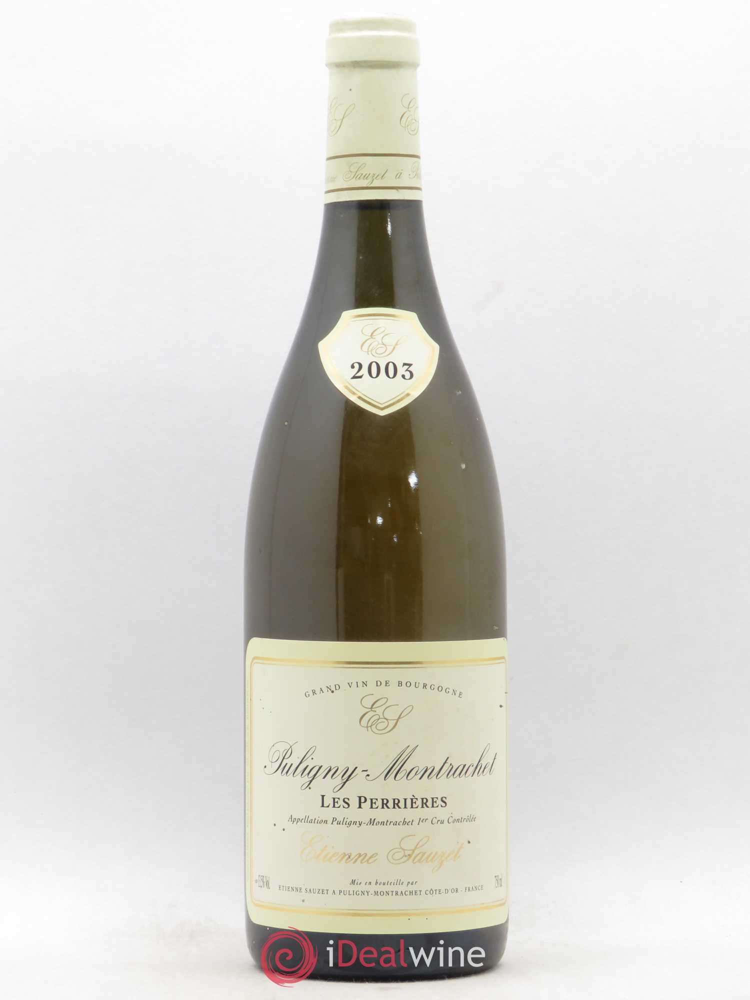Puligny-Montrachet 1er Cru Les Perrières Etienne Sauzet 2003 - Lot de 1 bouteille - 0