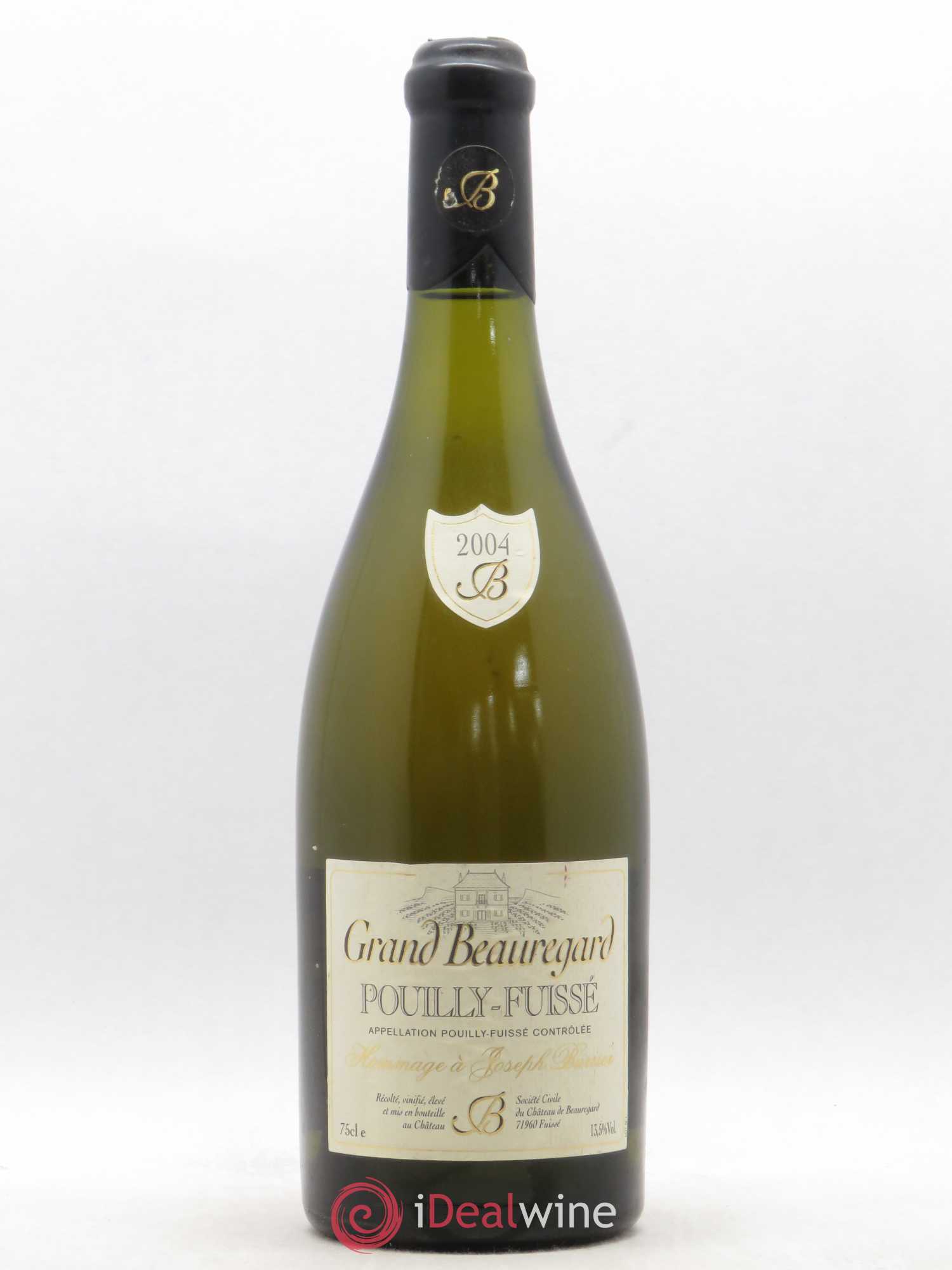 Pouilly-Fuissé Château de Beauregard - Joseph Burrier 2004 - Lot de 1 bouteille - 0