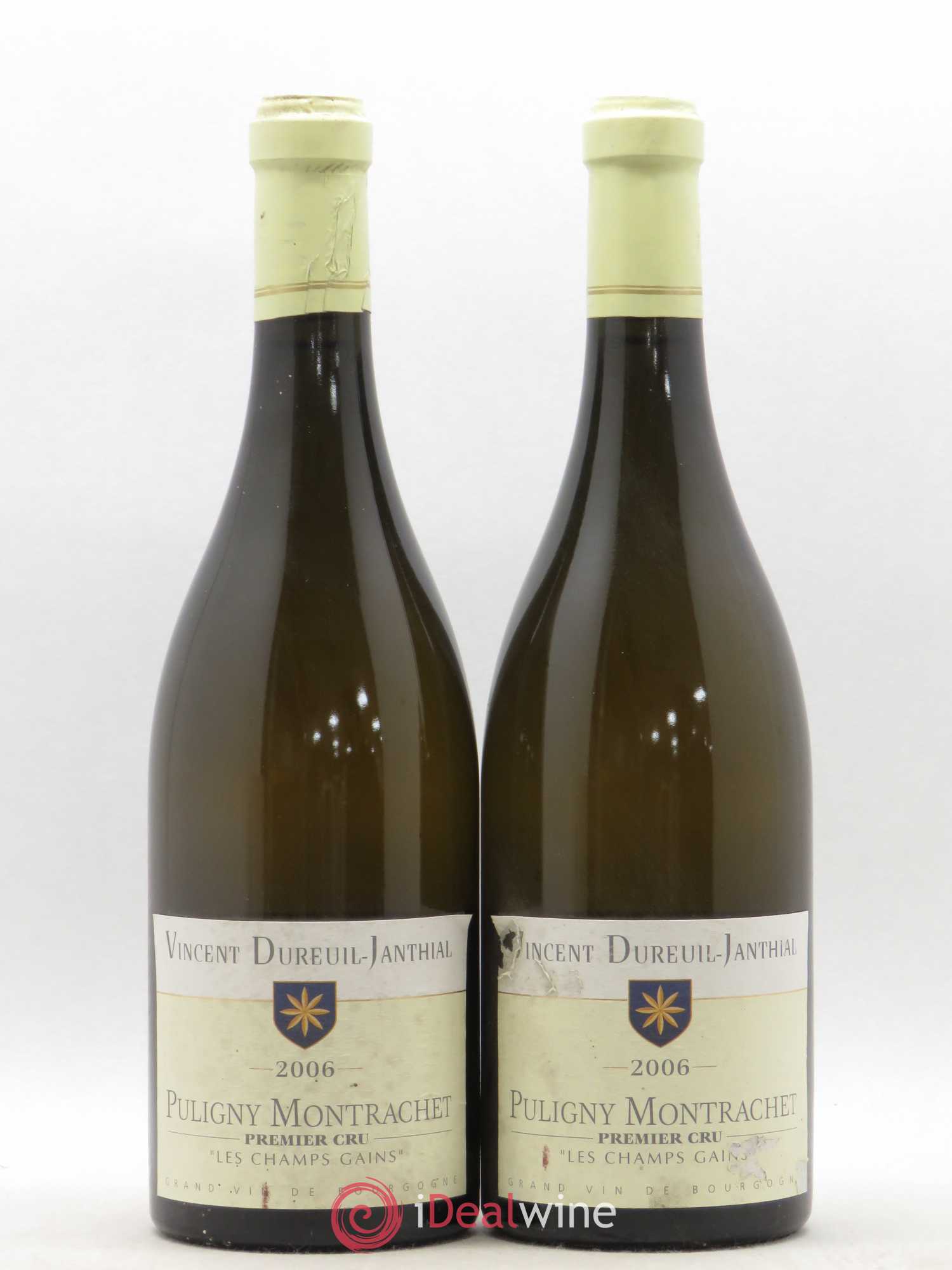 Puligny-Montrachet 1er Cru Les Champs Gains Vincent Dureuil-Janthial 2006 - Lot de 2 bouteilles - 0