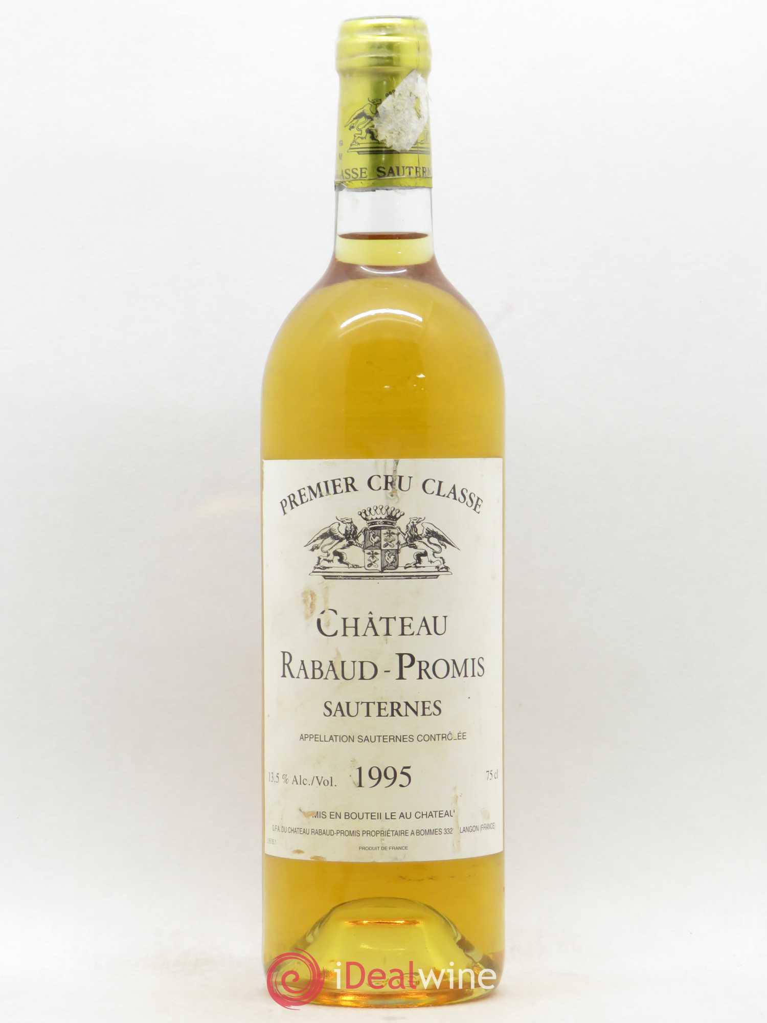 Château Rabaud Promis 1er Grand Cru Classé 1995 - Posten von 1 Flasche - 0