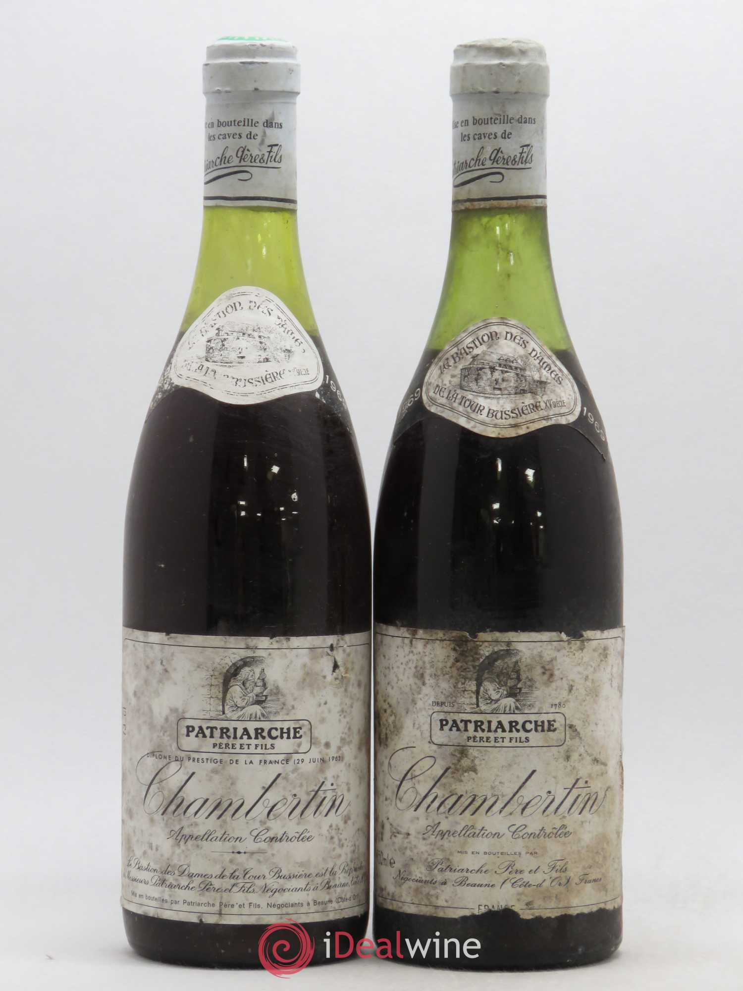 Chambertin Grand Cru Patriarche Père et Fils 1969 - Posten von 2 Flaschen - 0