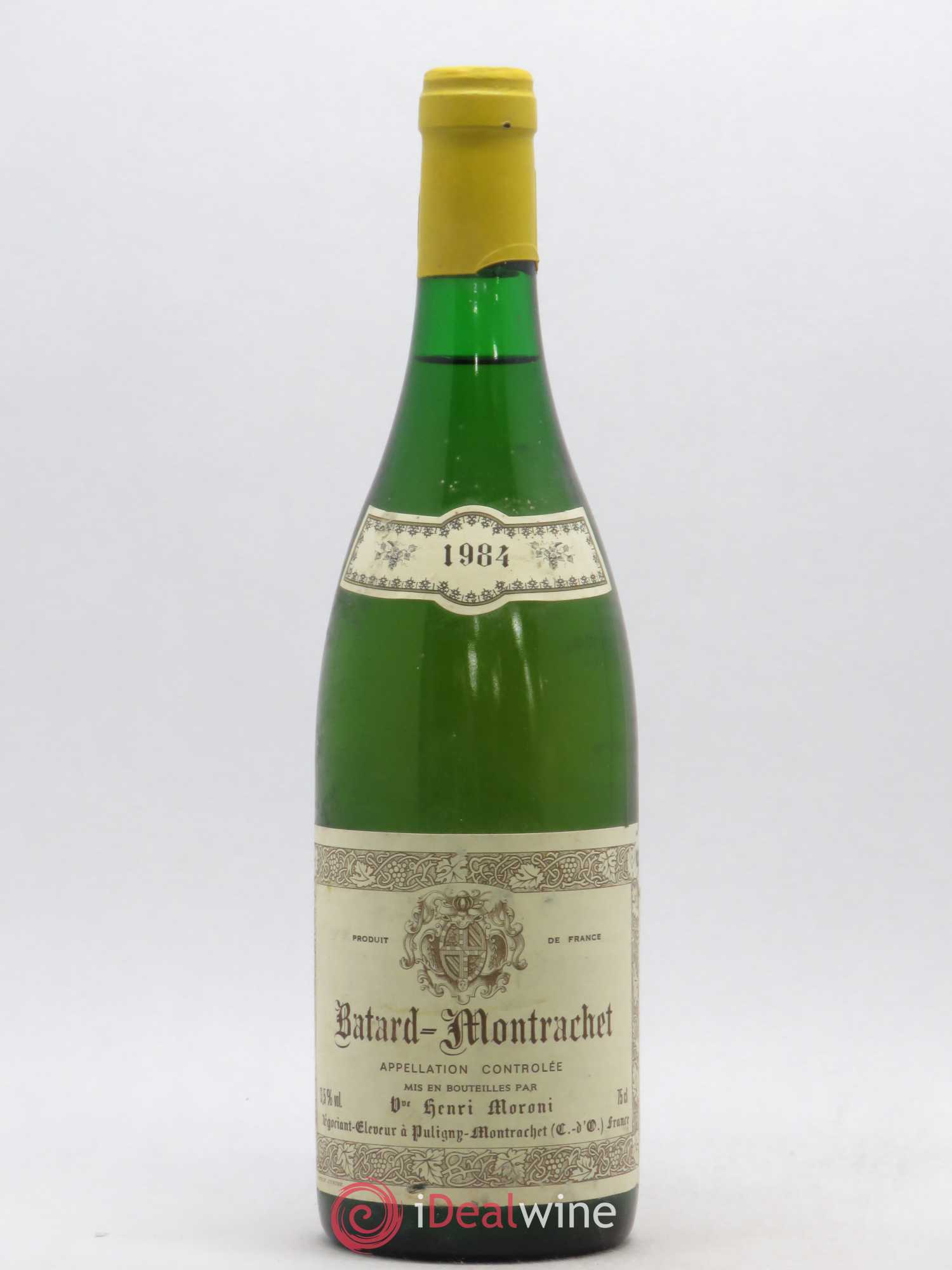 Bâtard-Montrachet Grand Cru Maison Henri Moroni 1984 - Posten von 1 Flasche - 0