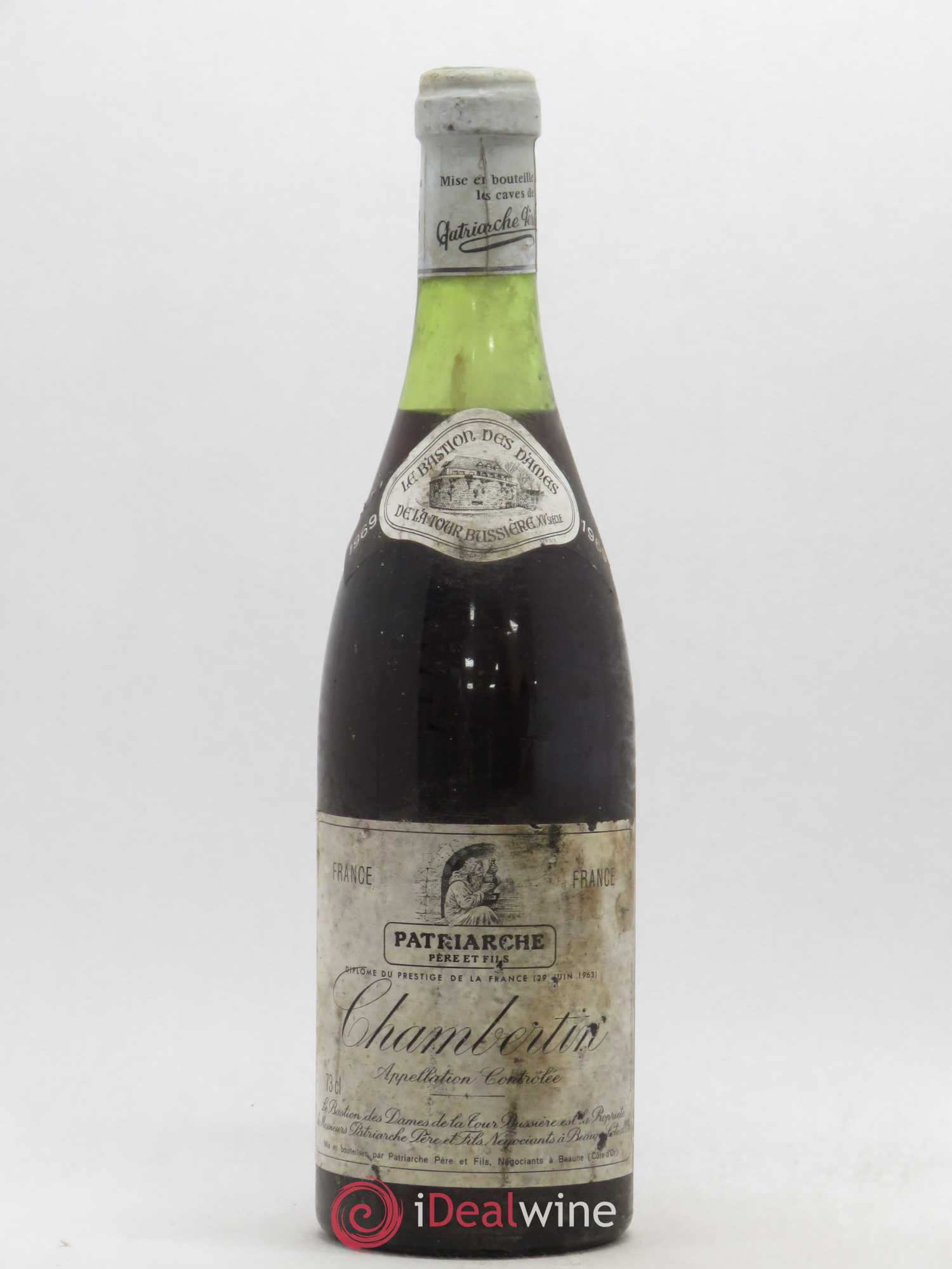 Chambertin Grand Cru Patriarche Père et Fils 1969 - Posten von 1 Flasche - 0