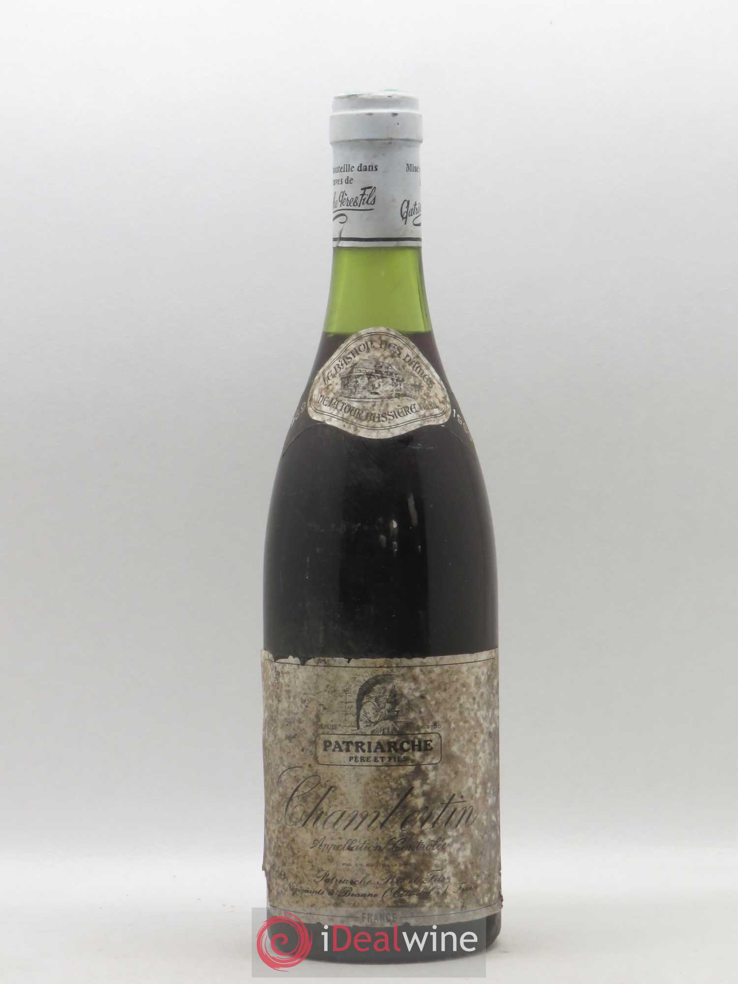 Chambertin Grand Cru Patriache 1969 - Lot de 1 bouteille - 0