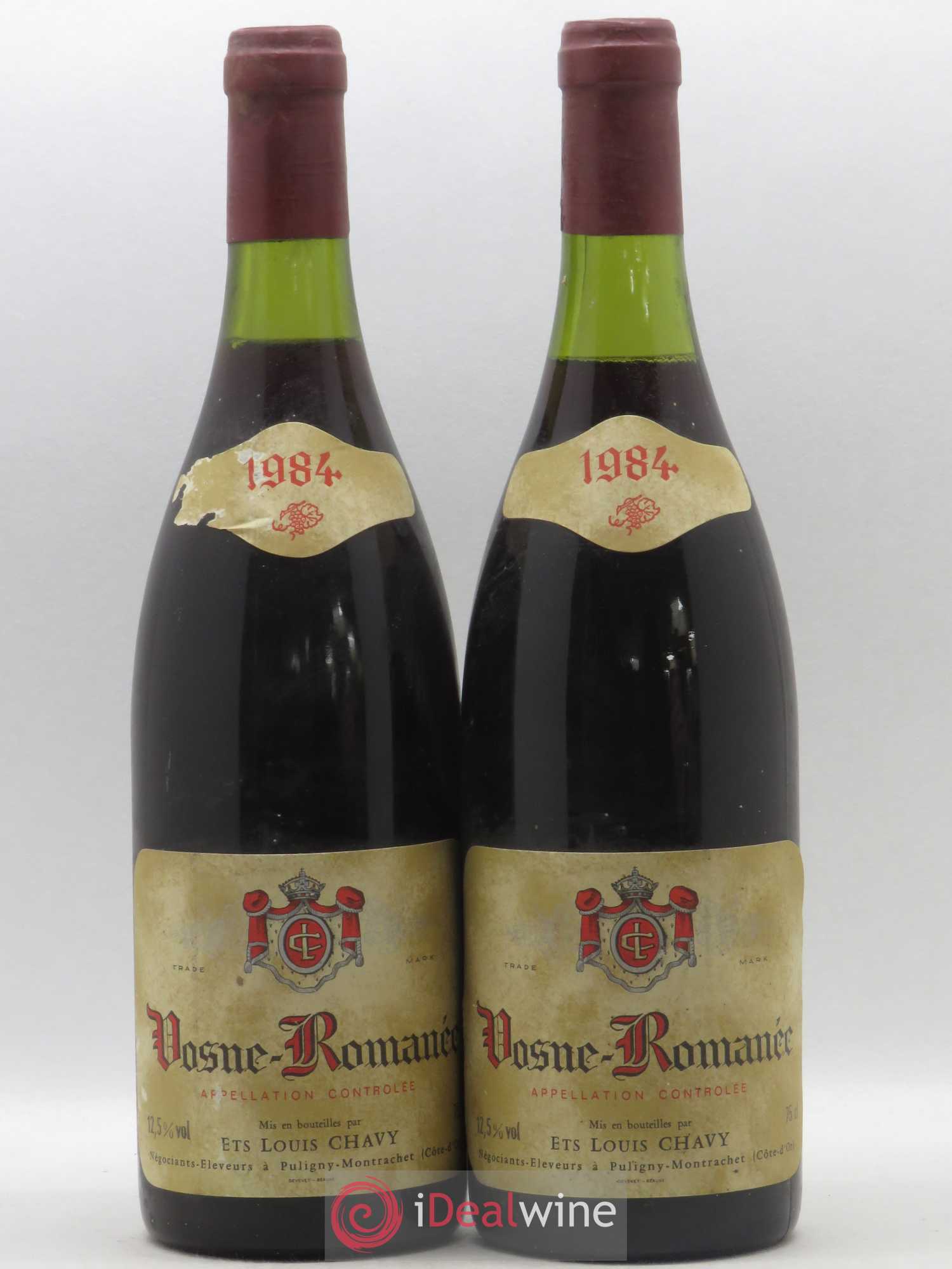 Vosne-Romanée Louis Chavy 1984 - Lot de 2 bouteilles - 0