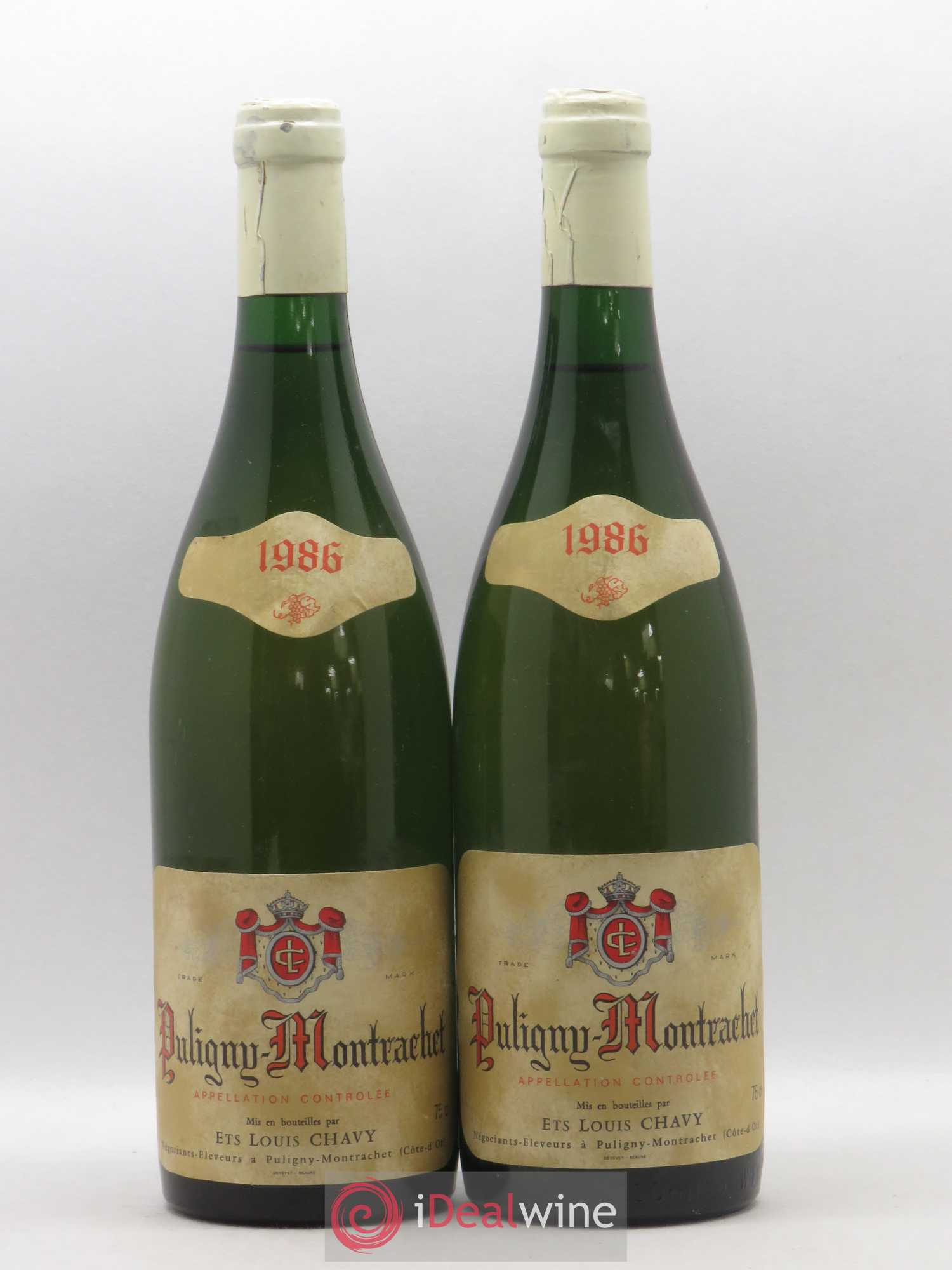 Puligny-Montrachet Louis Chavy 1986 - Lot de 2 bouteilles - 0